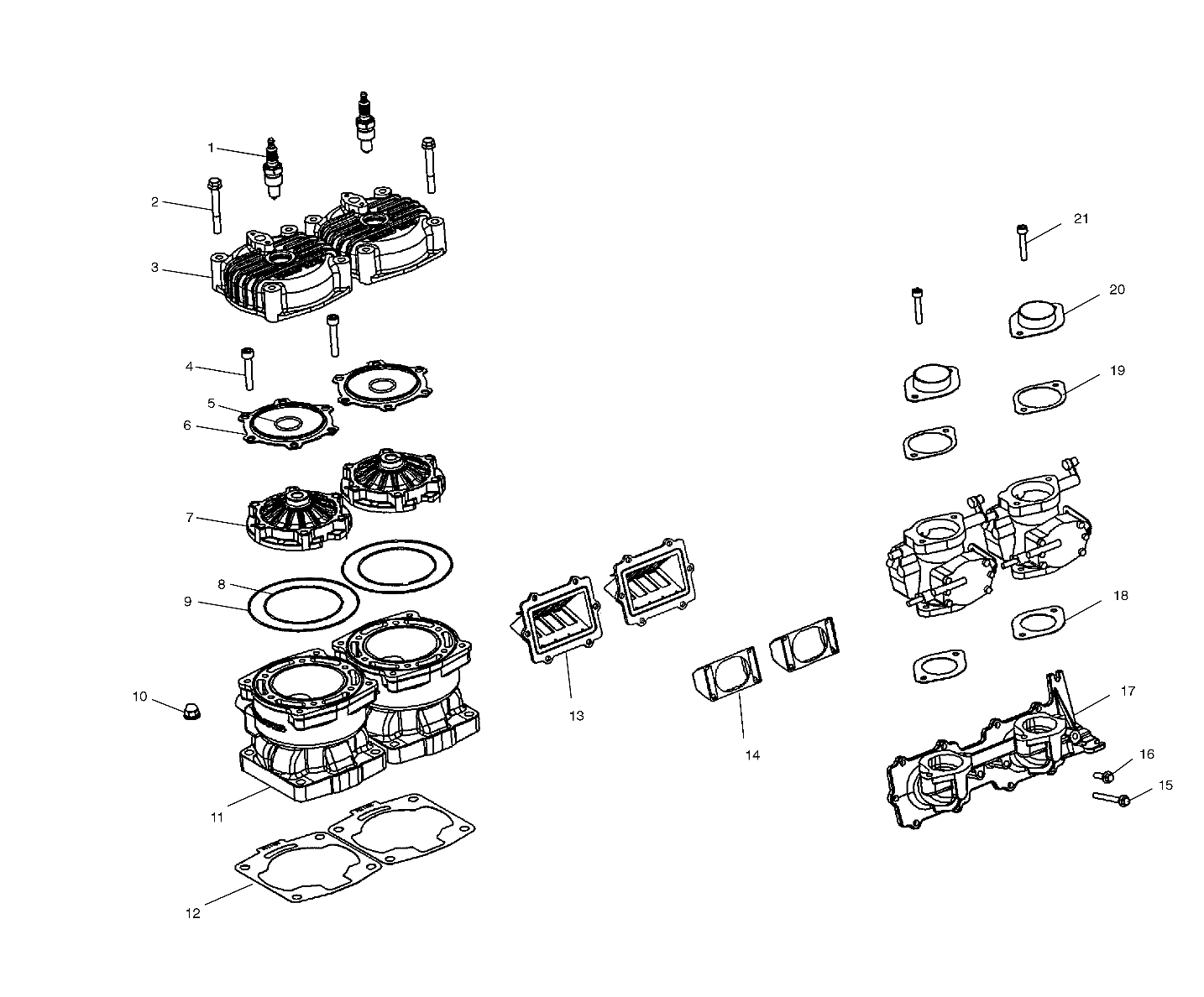 CYLINDER and MANIFOLD - W025402D (4980948094B09)