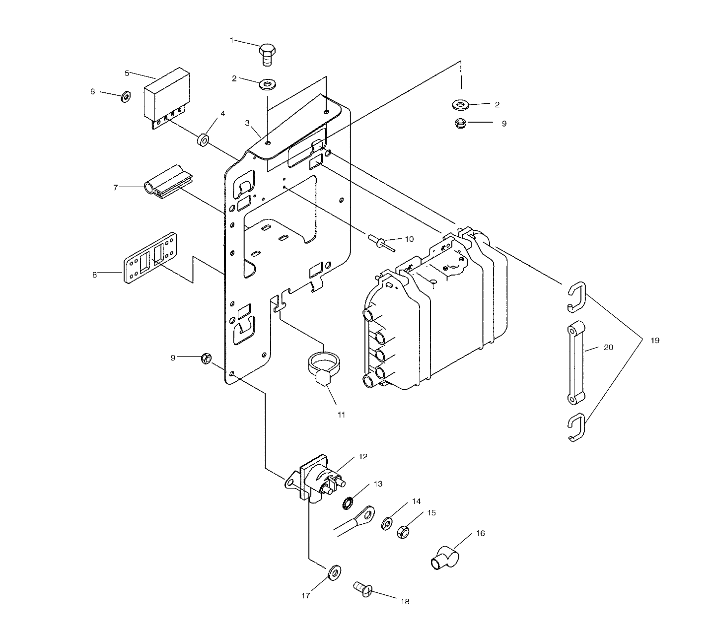 ELECTRICAL BOX MOUNTING - W035297DA/W035297IA (4980978097B13)