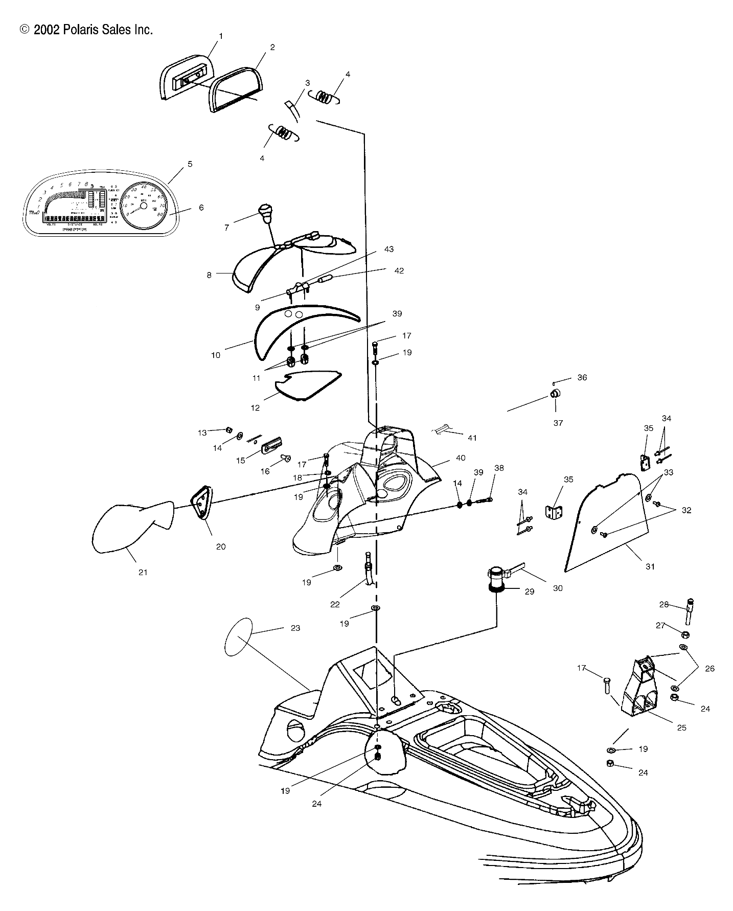 SHROUD - W035197DA/W035197IA (4980998099A03)