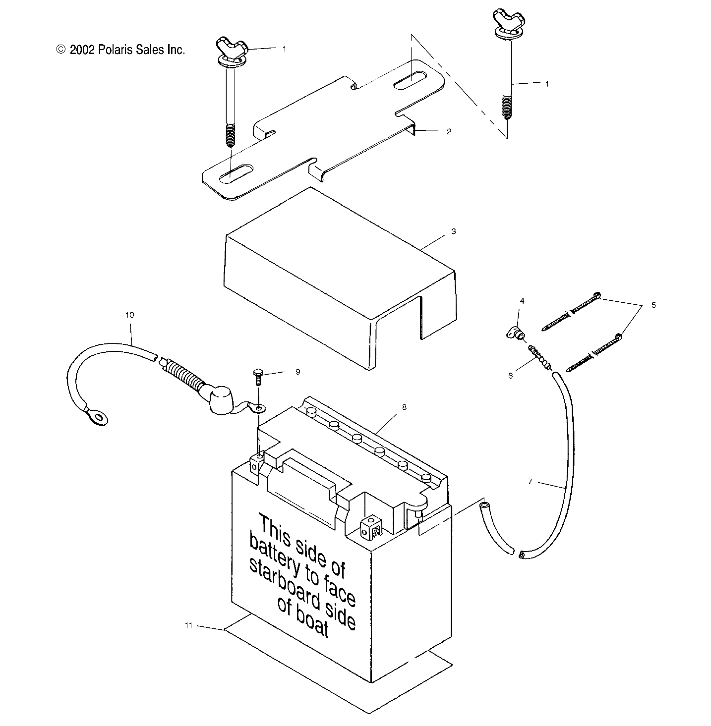 BATTERY BOX - W035197DA/W035197IA (4980998099B07)