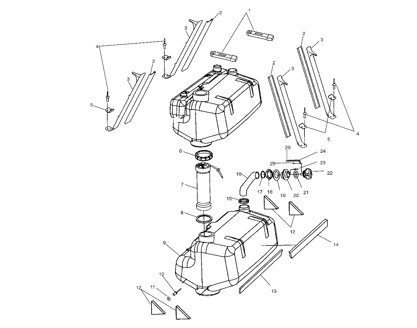 FUEL TANK - W035098CA/W035098IA (4981028102A10)