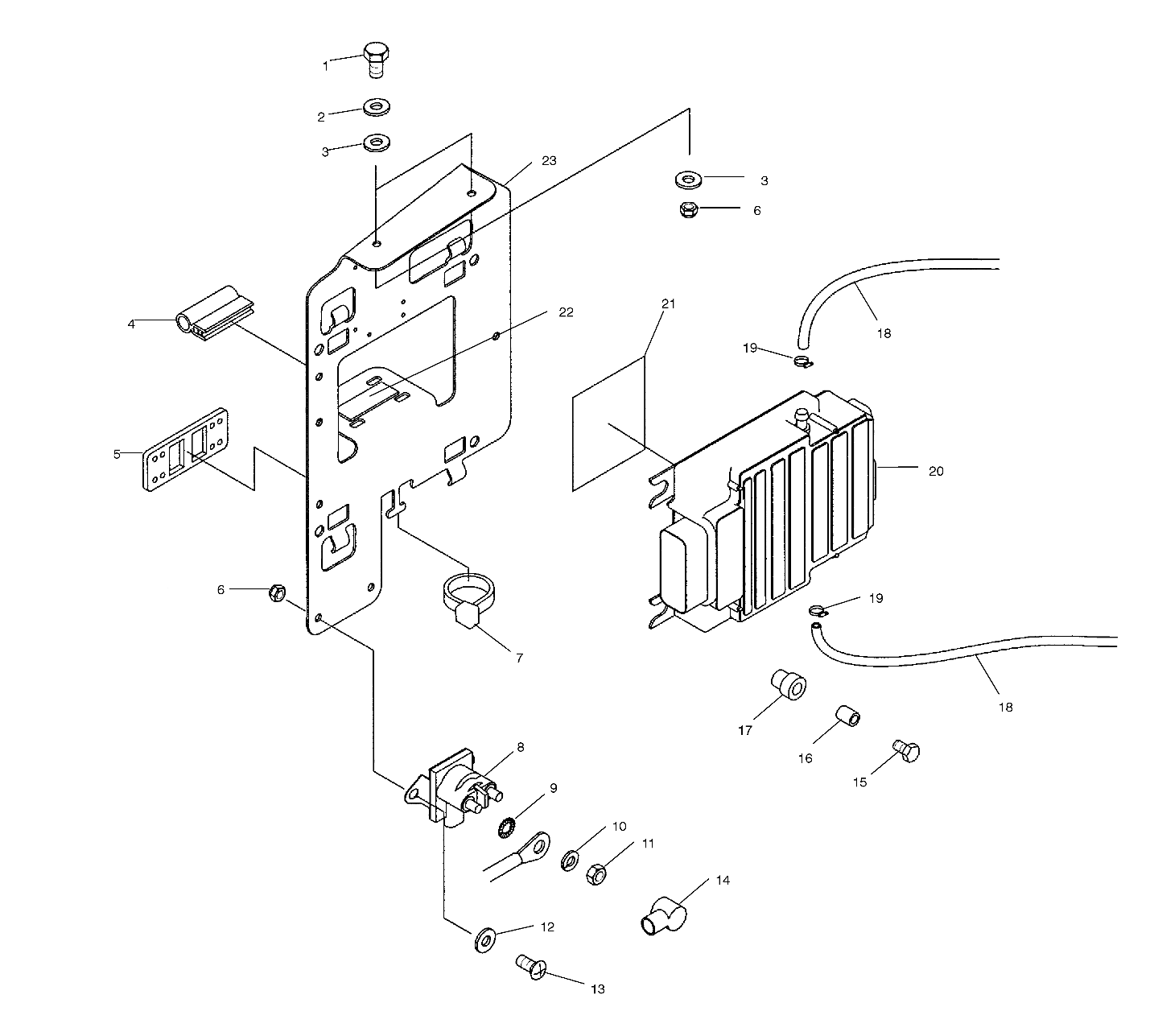 ELECTRICAL BOX MOUNTING - W035101CA/W035101IA (4981048104B08)