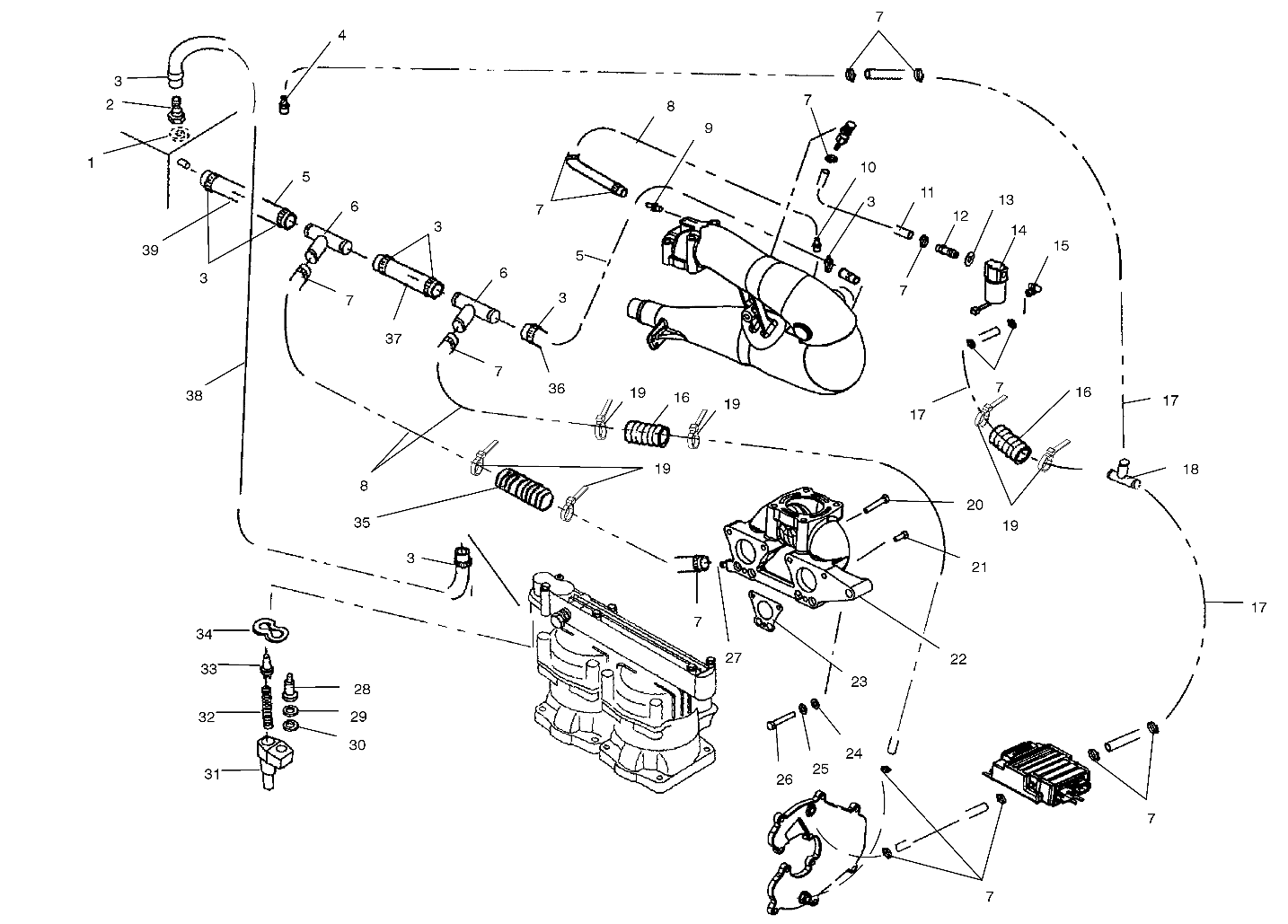 COOLING SYSTEM - W035101CA/W035101IA (4981048104B09)