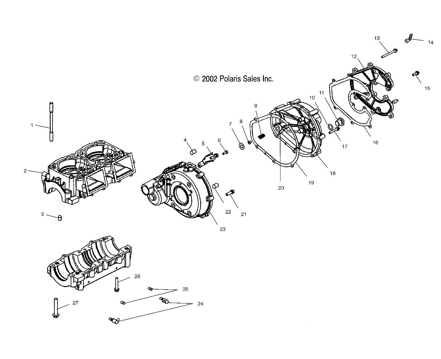 CRANKCASE - W035101CA/W035101IA (4981048104C02)