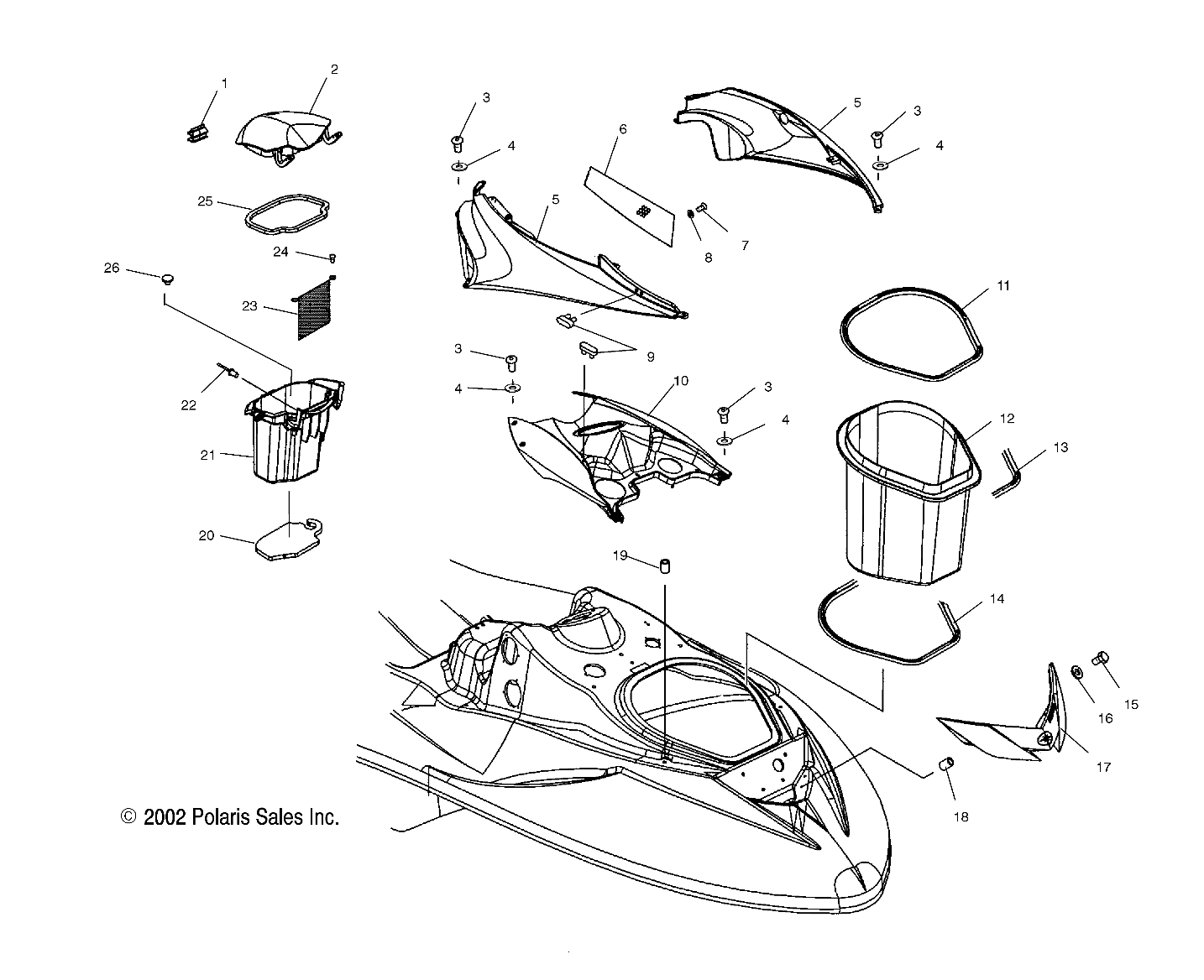 SHROUD and STORAGE - W035303CA/CB/IA/IB (4981068106A04)