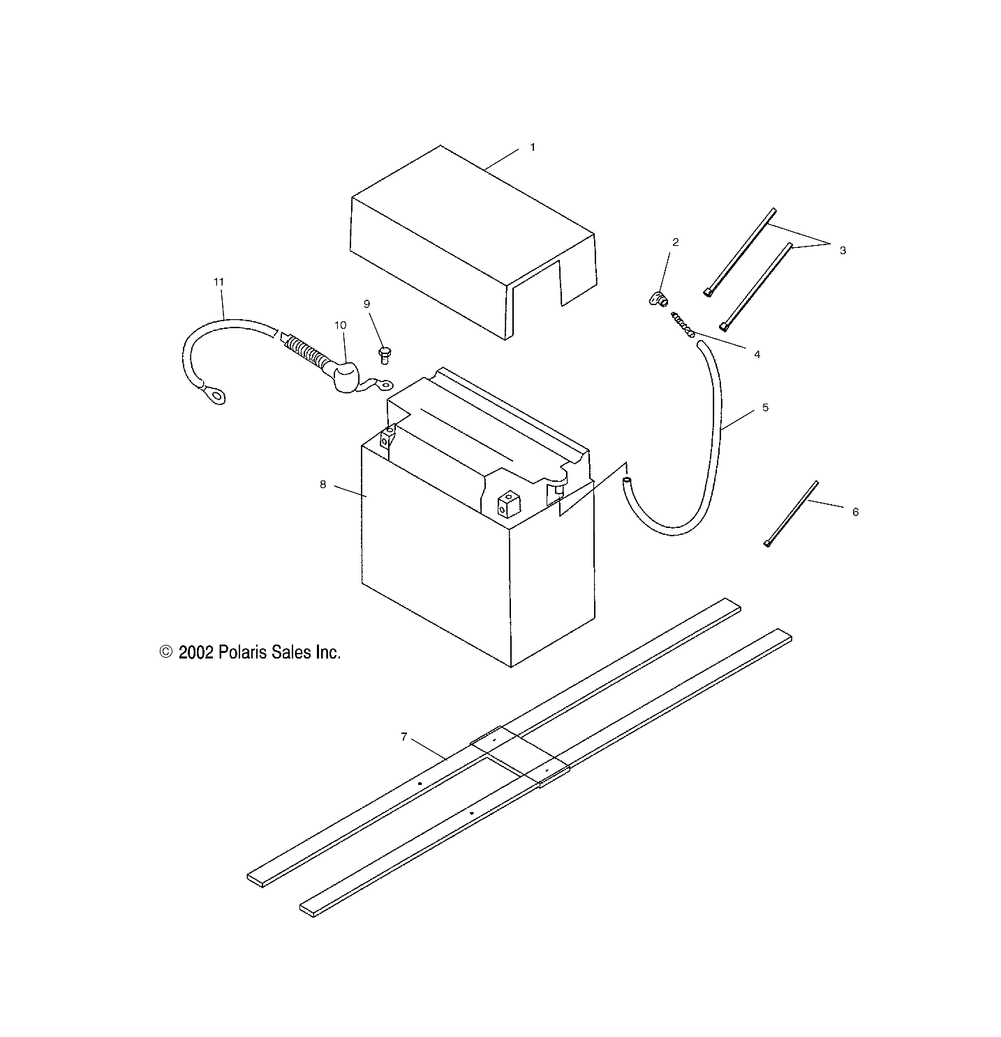 BATTERY BOX - W035303CA/CB/IA/IB (4981068106B09)