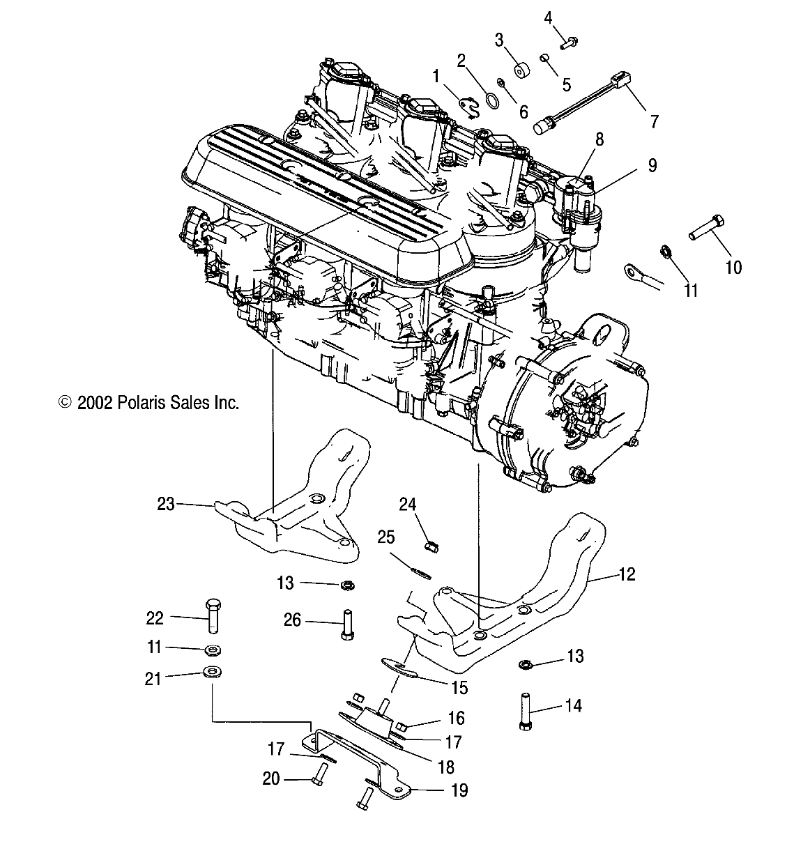 ENGINE MOUNTING - W035303CA/CB/IA/IB (4981068106B10)