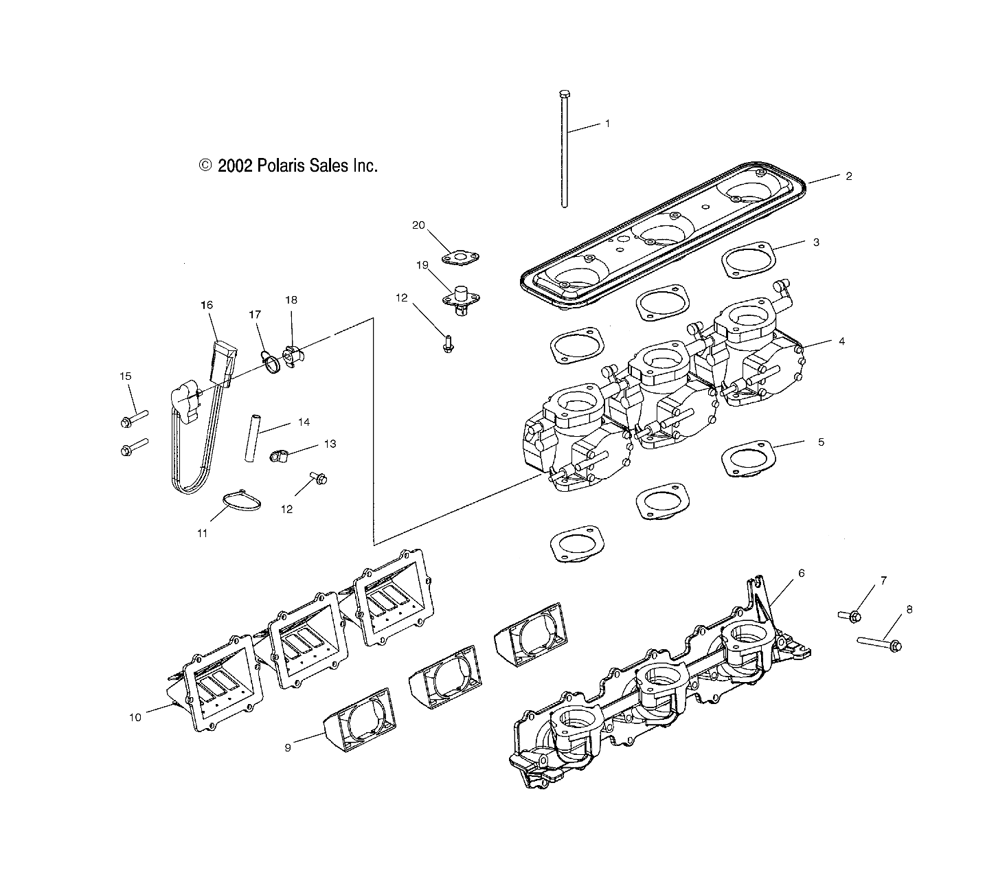 THROTTLE BODY - W035303CA/CB/IA/IB (4981068106B14)