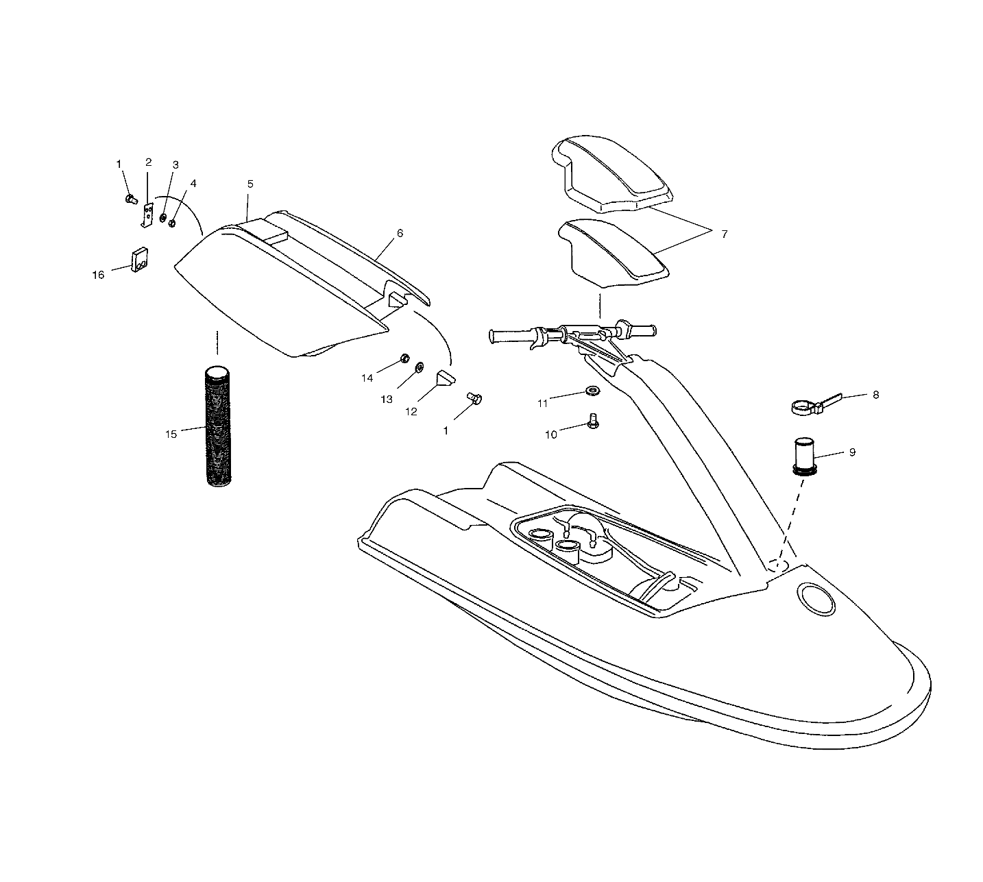 ENGINE HOOD - W035402DA (4981108110A04)