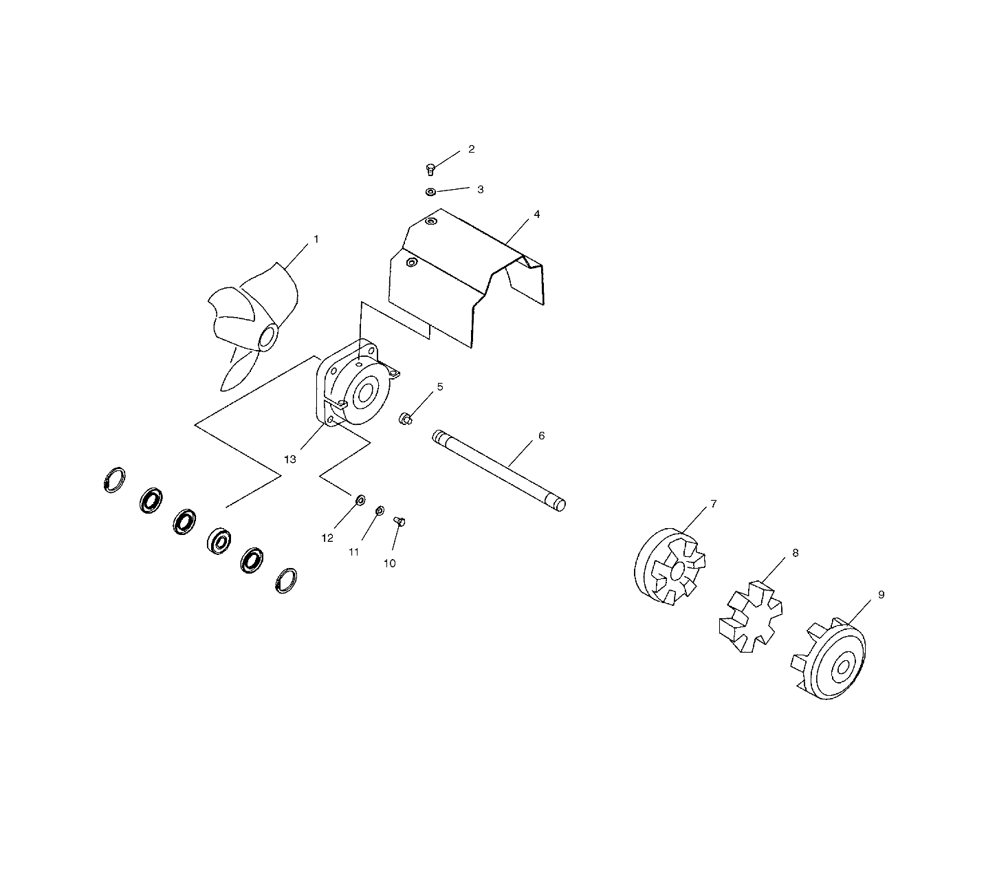 DRIVE SYSTEM - W035402DA (4981108110A10)