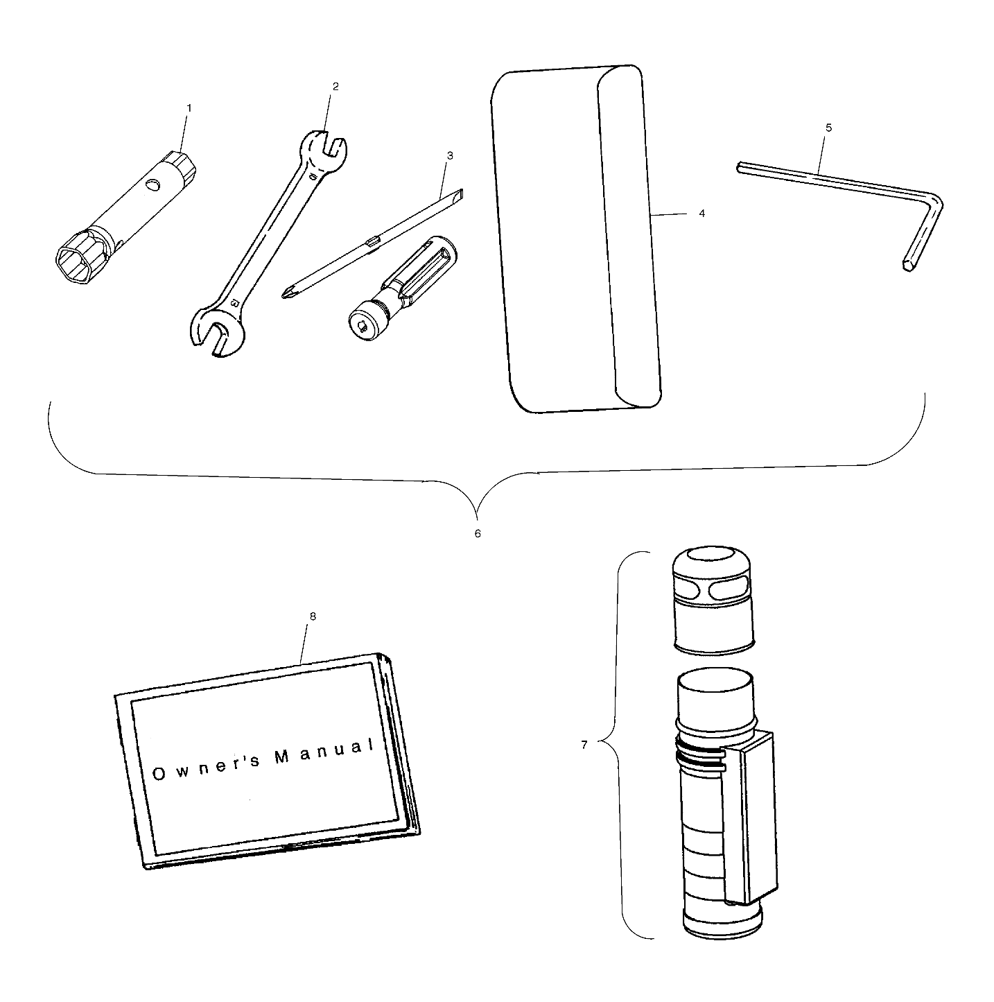 TOOL KIT - W035402DA (4981108110B07)