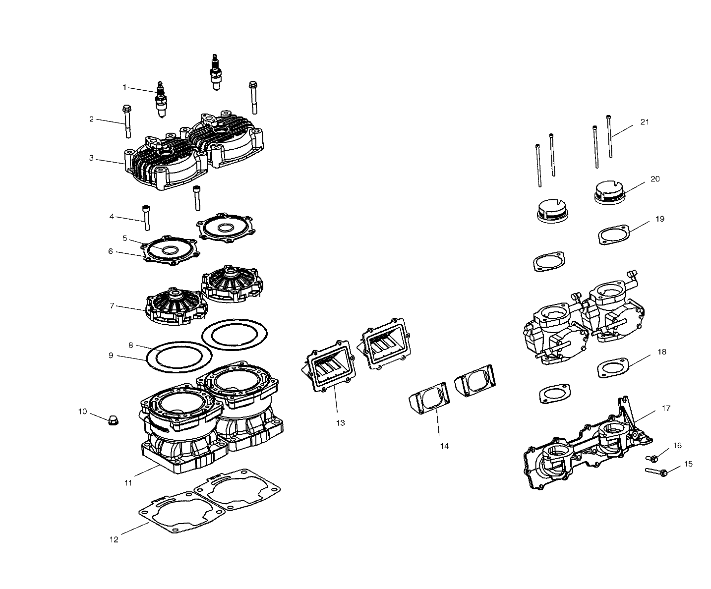 CYLINDER and MANIFOLD - W035402DA (4981108110B09)