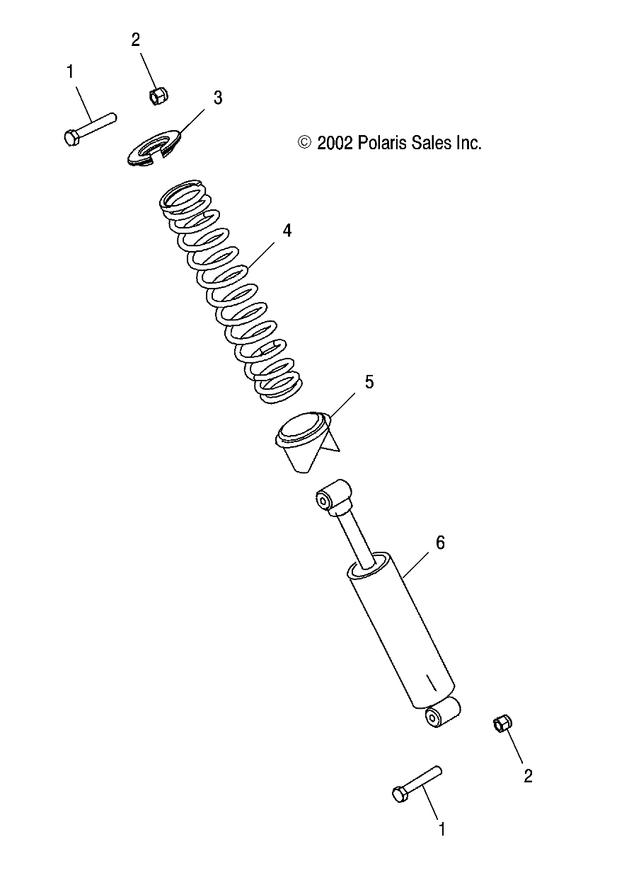 REAR SHOCK - A04RB63AA (4989328932C02)