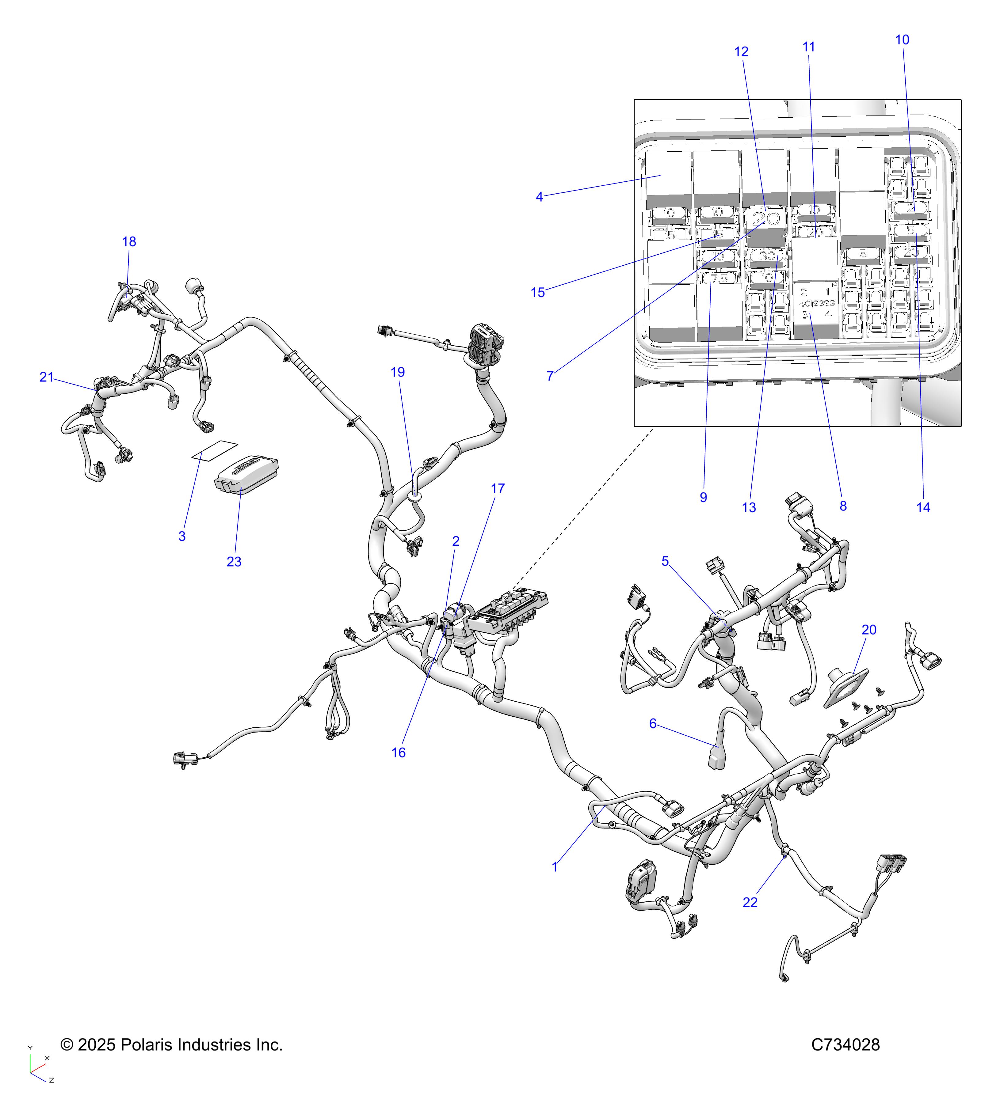 ELECTRICAL, WIRE HARNESS - R26RRP99CN (C734028)