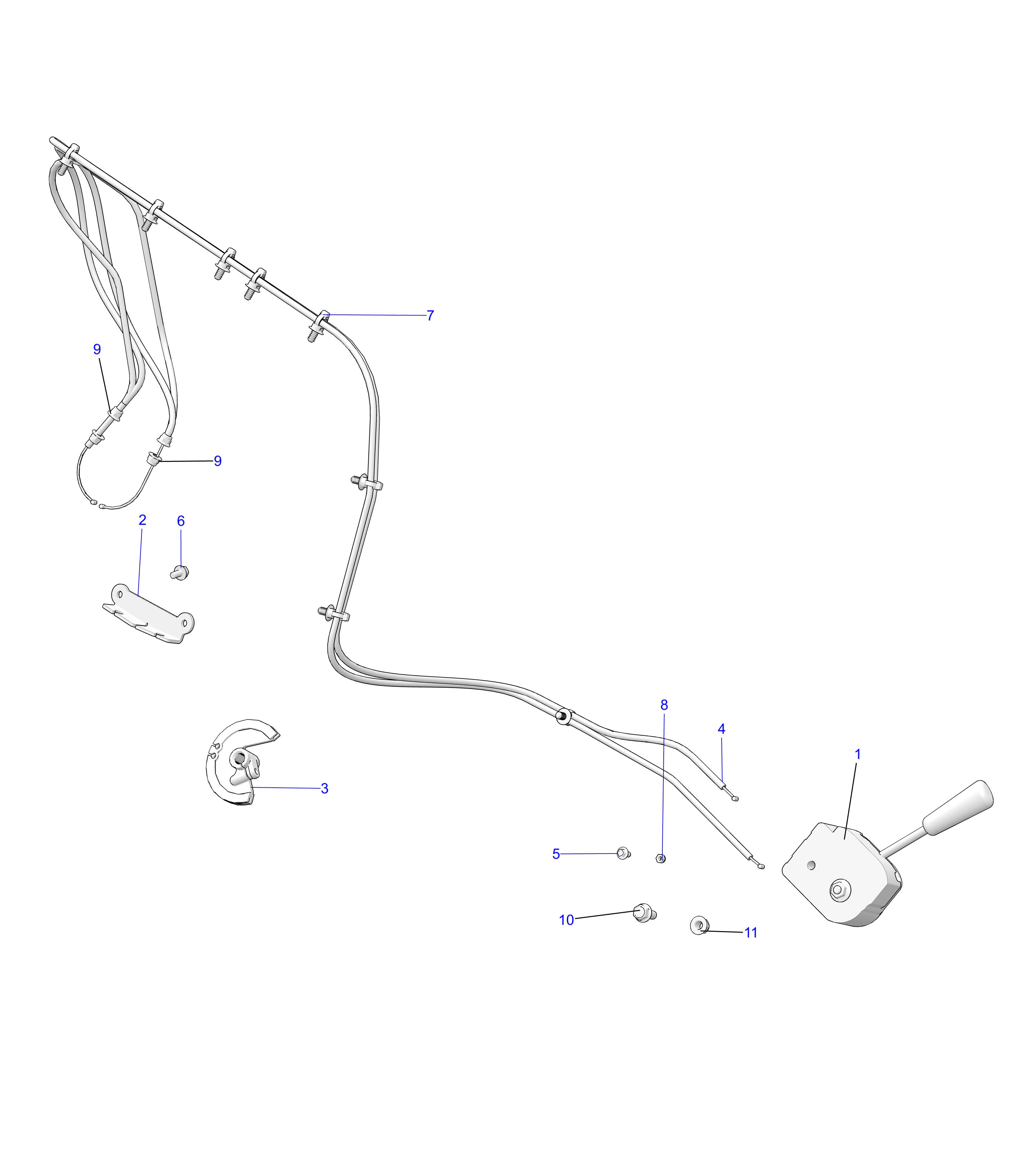 DRIVE TRAIN, SHIFT LEVER - R26HZA15A5/B5 (C102787)