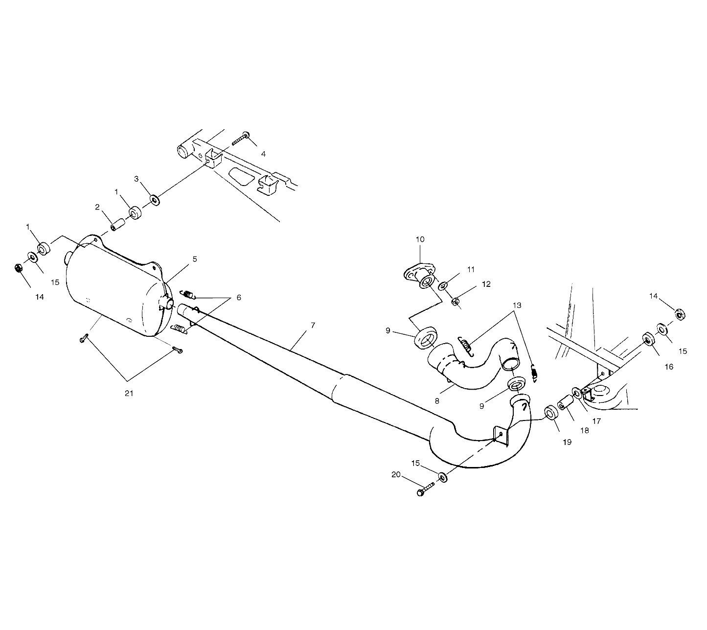 EXHAUST SYSTEM - A03BA38CA (4982568256A08)