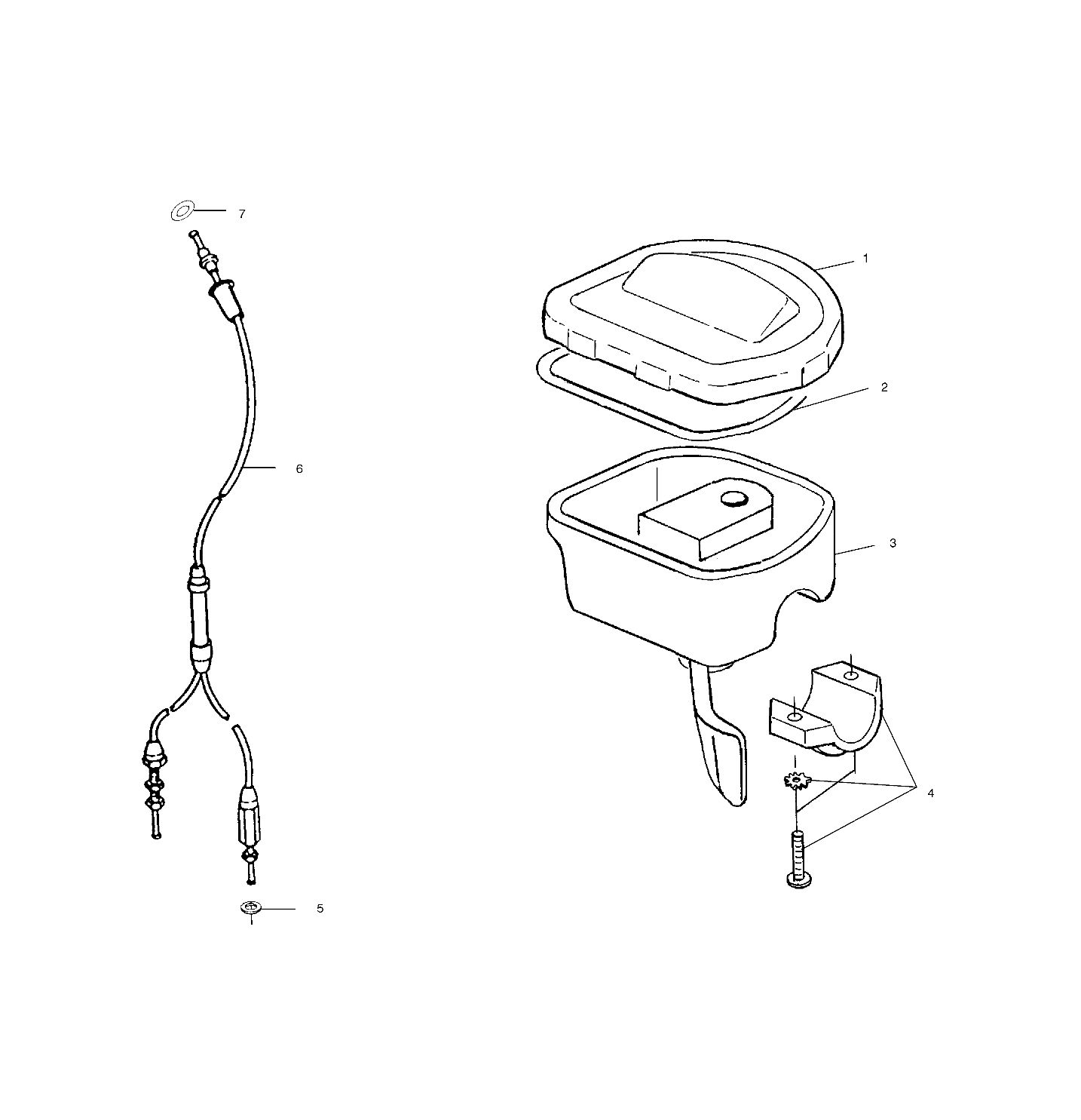 CONTROLS - THROTTLE ASM/CABLE - A03BA38CA (4982568256B06)