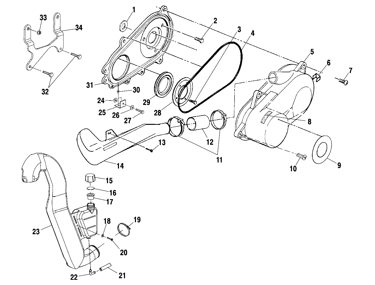 CLUTCH COVER - A03BA38CA (4982568256C01)