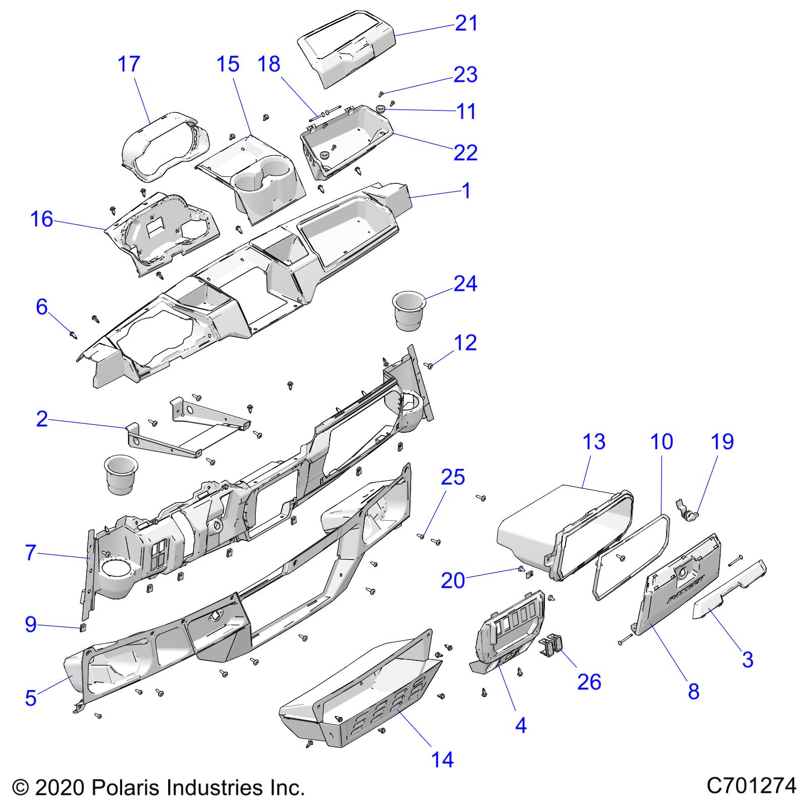 BODY, DASH - R21RSM99AG (C701274)