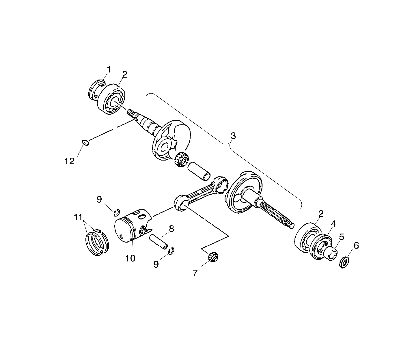 CRANKSHAFT - A03KA09CA/CB (4983138313A04)