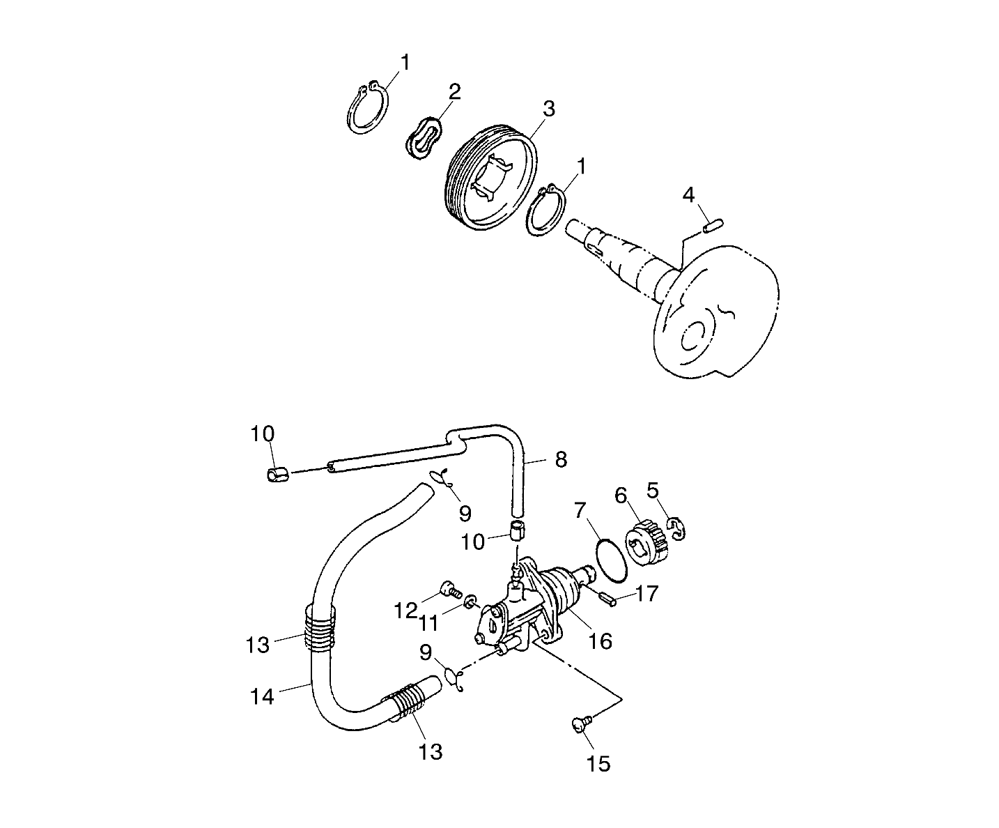 OIL PUMP ASSEMBLY - A03KA09CA/CB (4983138313A06)