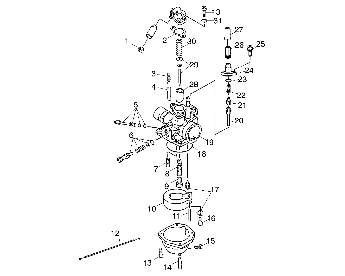 CARBURETOR - A03EA09CA (4983138313A08)