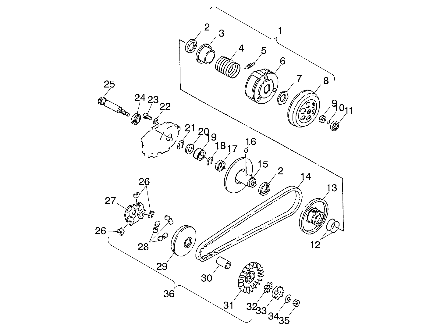 DRIVE PULLEY - A03KA09CA/CB (4983138313A12)