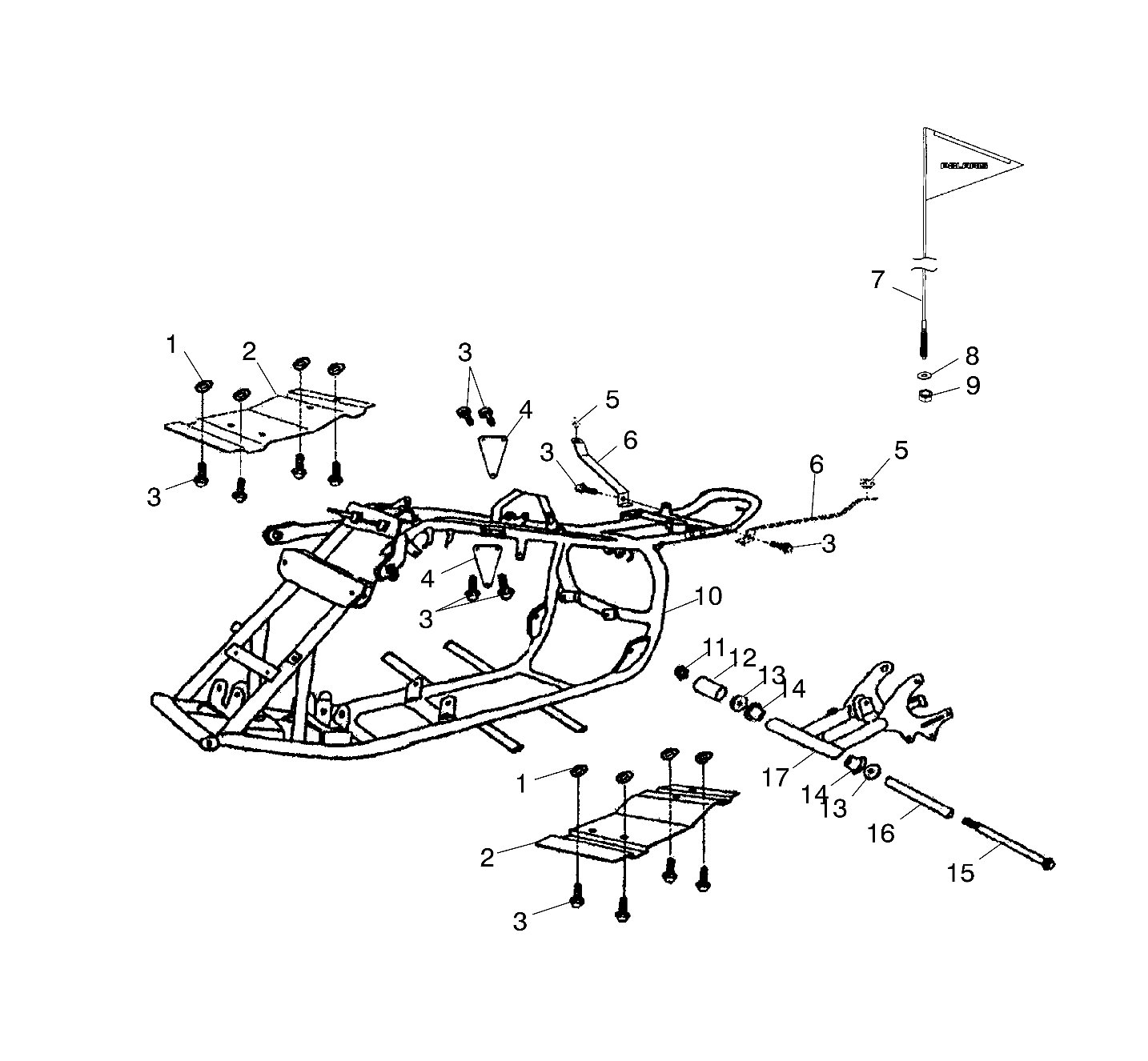 FRAME BODY - A03KA09CA/CB (4983138313B01)