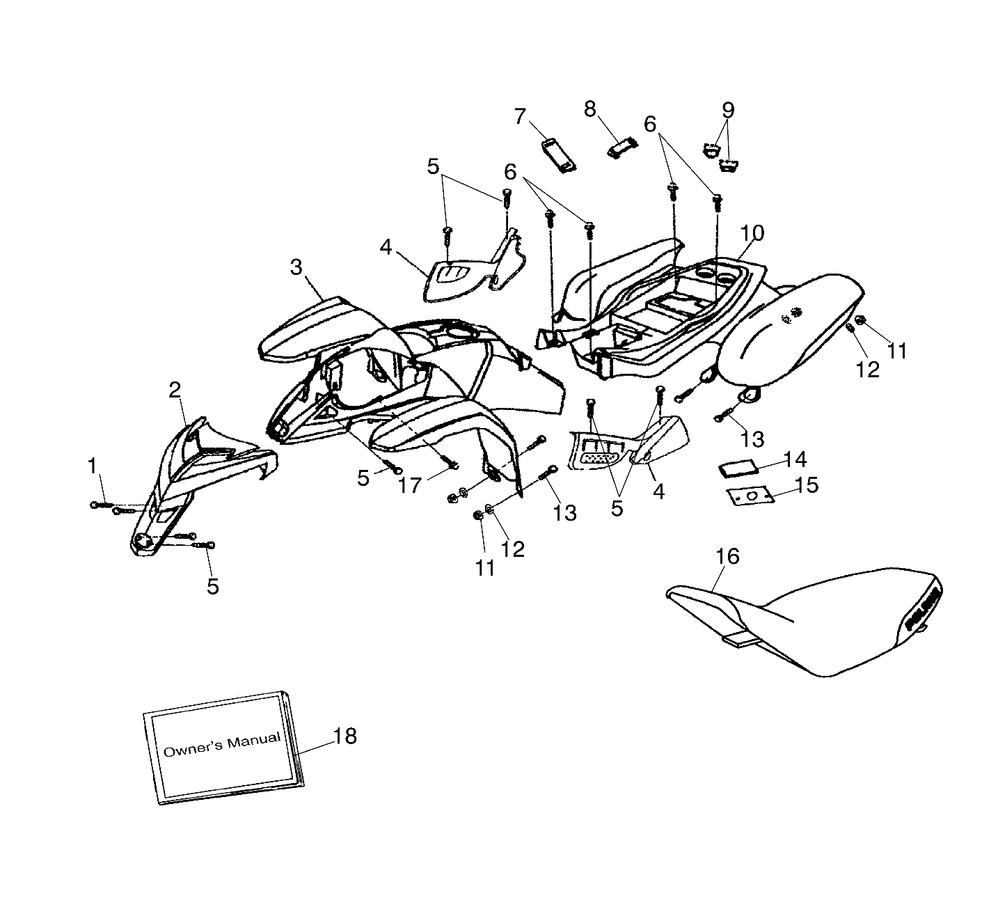 CAB/SEAT - A03KA09CA/CB (4983138313B04)