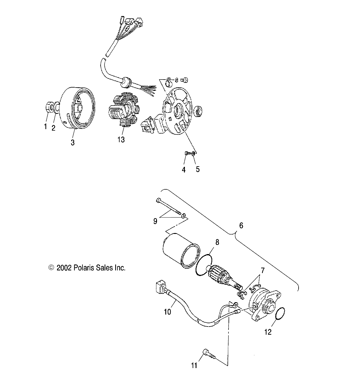 GENERATOR/STARTING MOTOR - A03KA09CA/CB (4983138313C02)