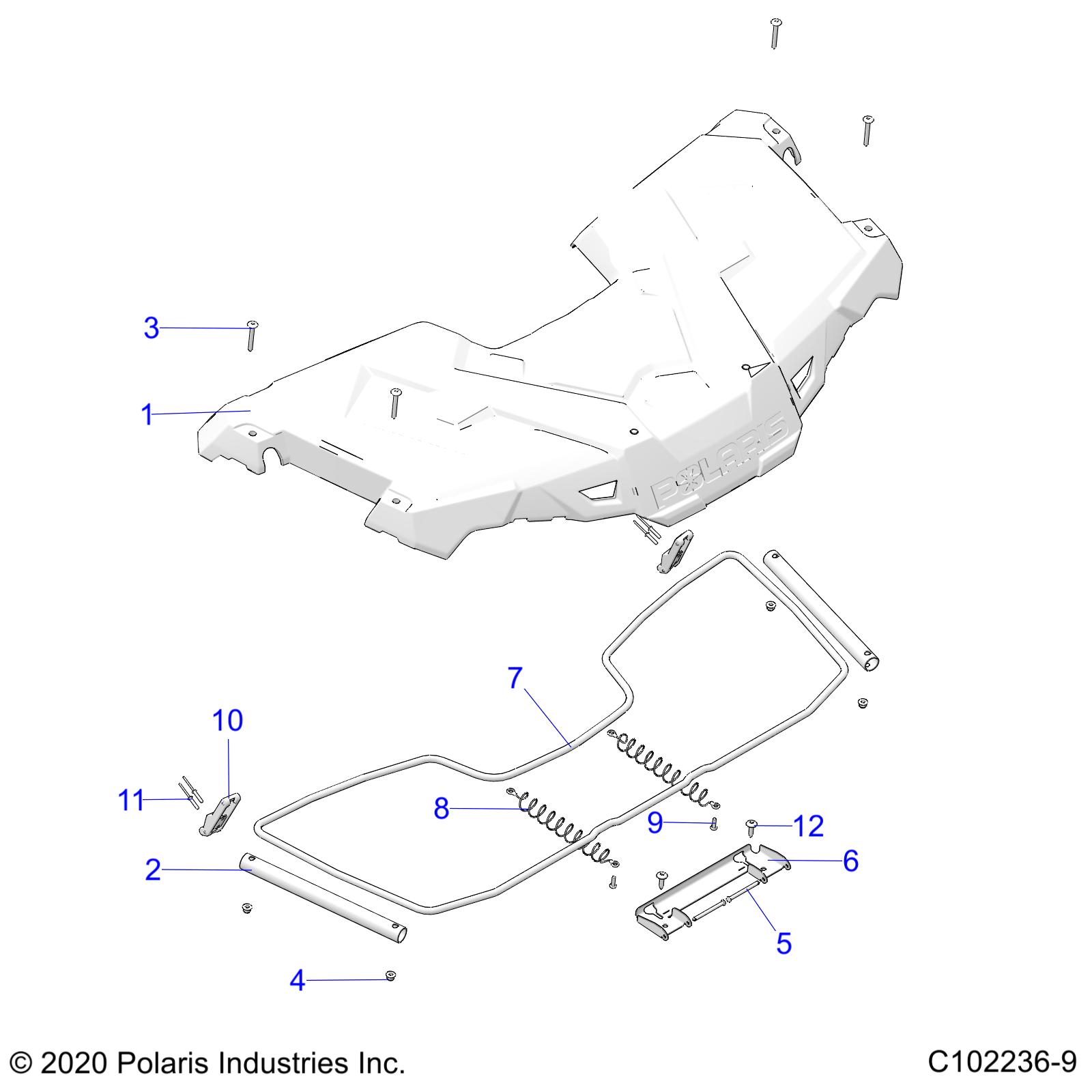 BODY, STORAGE, FRONT - A24S6E57A1 (C102236-9)