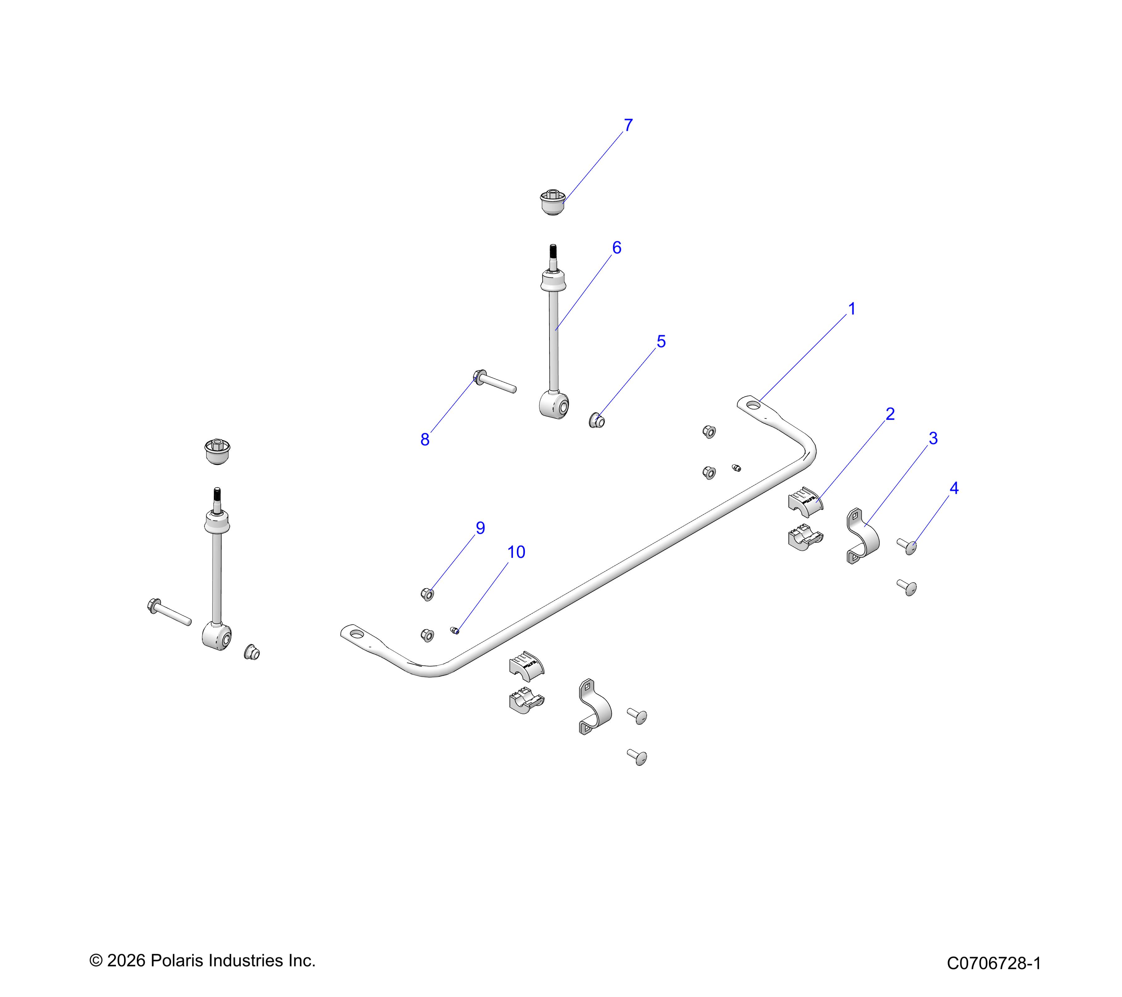 SUSPENSION, FRONT STABILIZER BAR