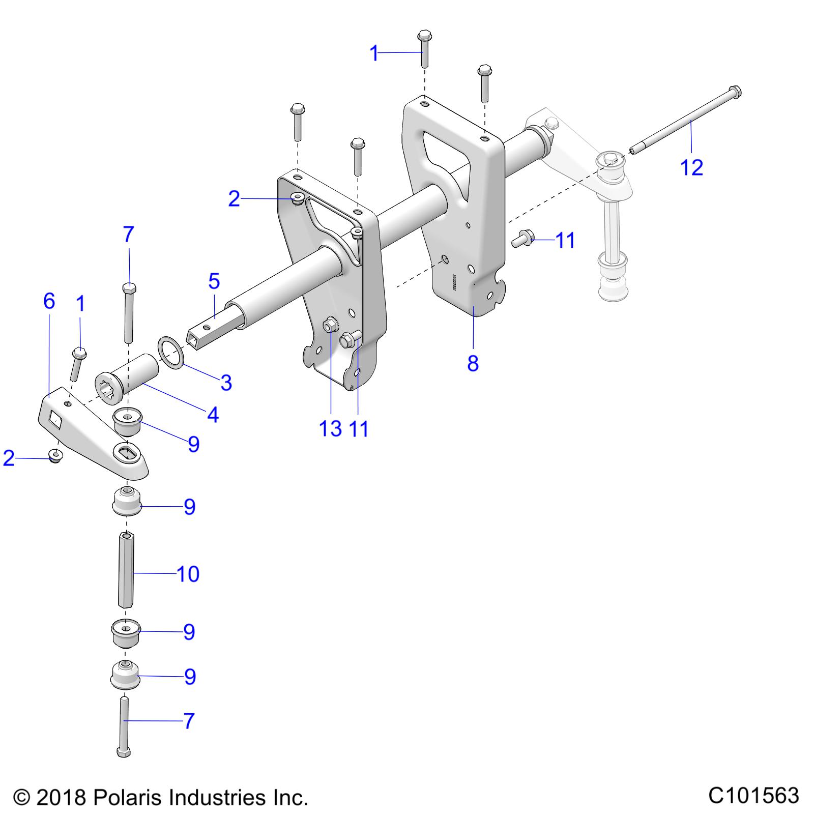 SUSPENSION, TORSION BAR - A21SEE50A1/A5/CA1/CA5 (C101563)