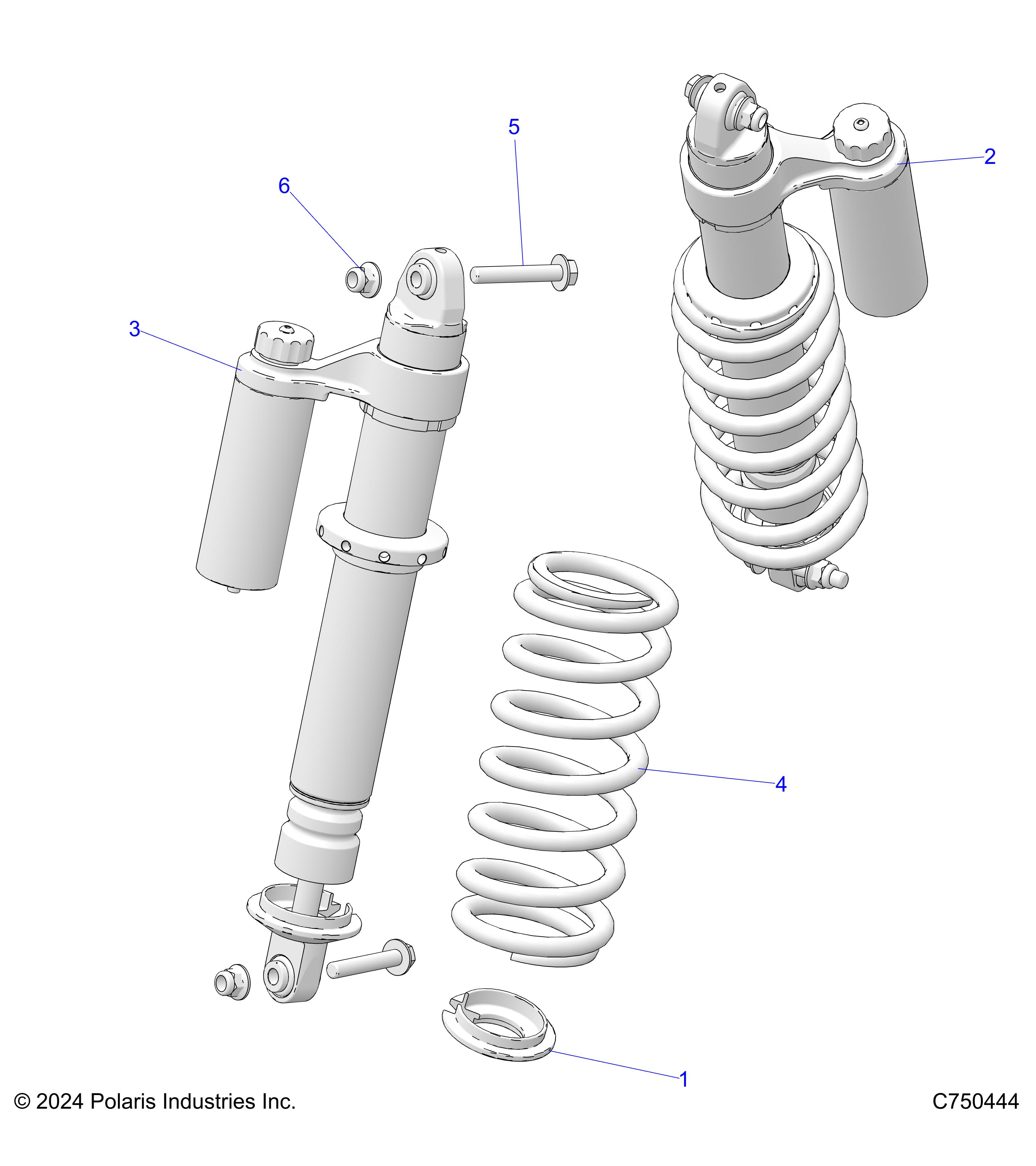 SUSPENSION, REAR SHOCK MOUNTING - Z25ASE99P5 (C750444)