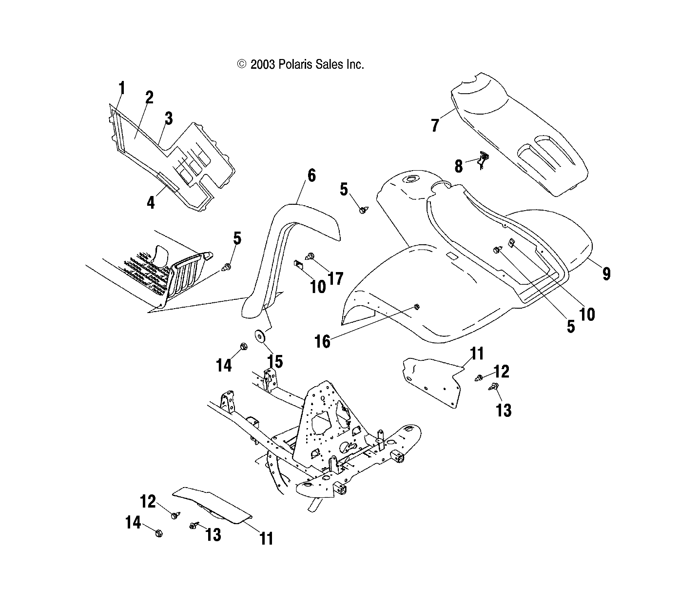 FRONT CAB - A04JD50AA/AB/CA (4985938593A10)