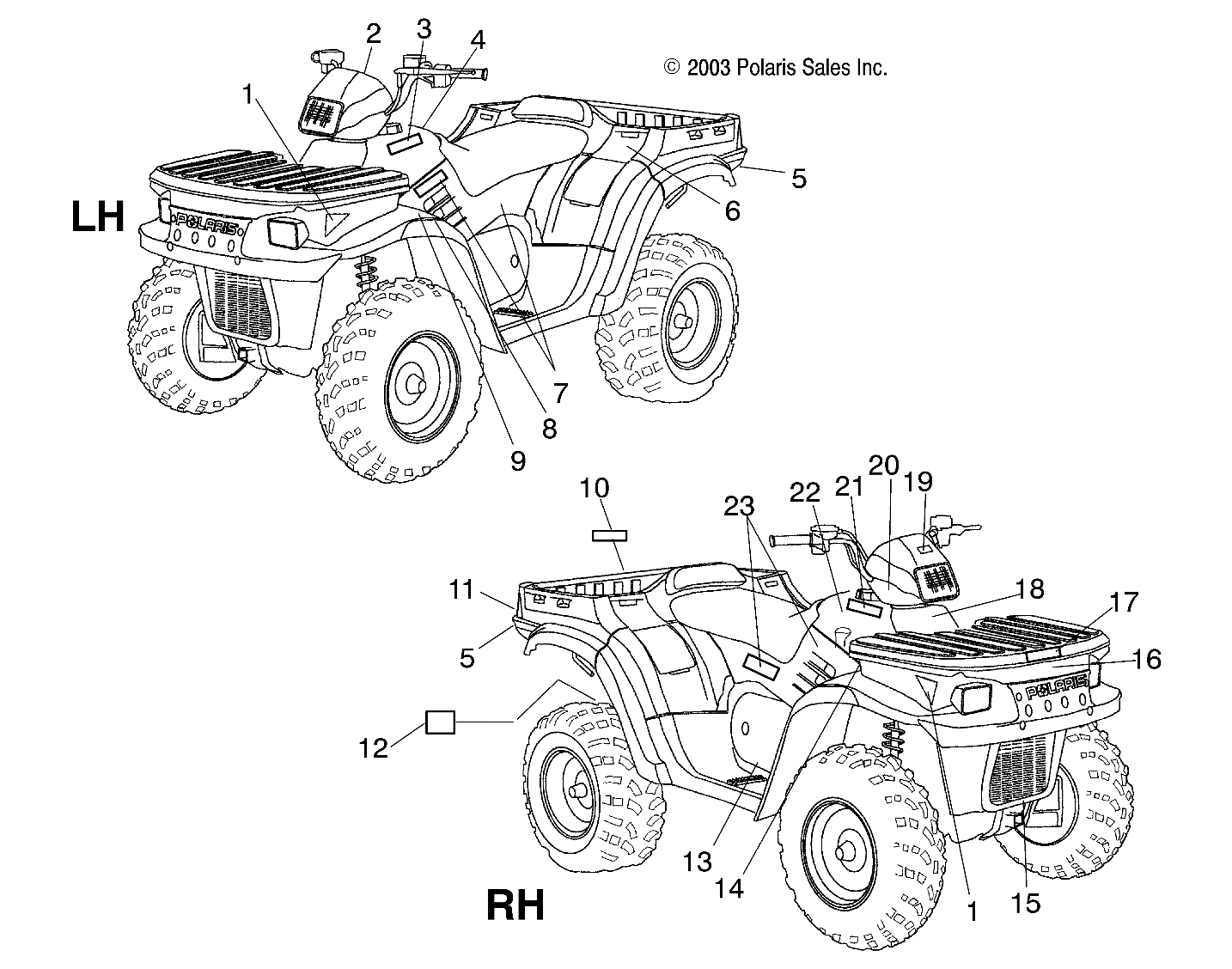 DECALS - A04JD50AA/AB/CA (4985938593A13)