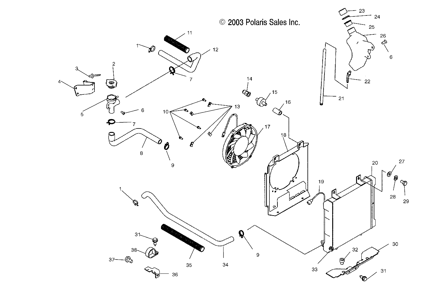 COOLING SYSTEM - A04JD50AA/AB/CA (4985938593A14)