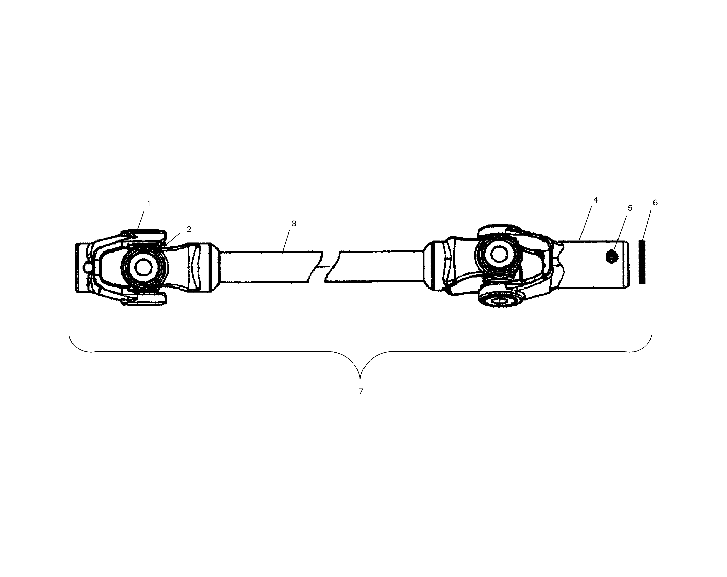 PROP SHAFT - A04CH42AA/AE/AG (4986068606B10)