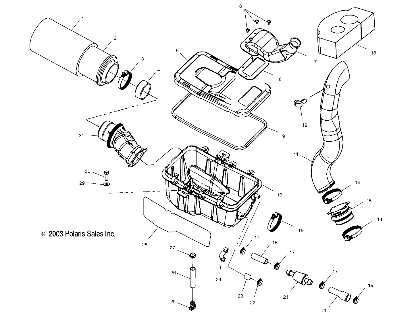 AIR BOX - A04CH68AC/AF/AH/AJ/AT/AV (4986128612B01)