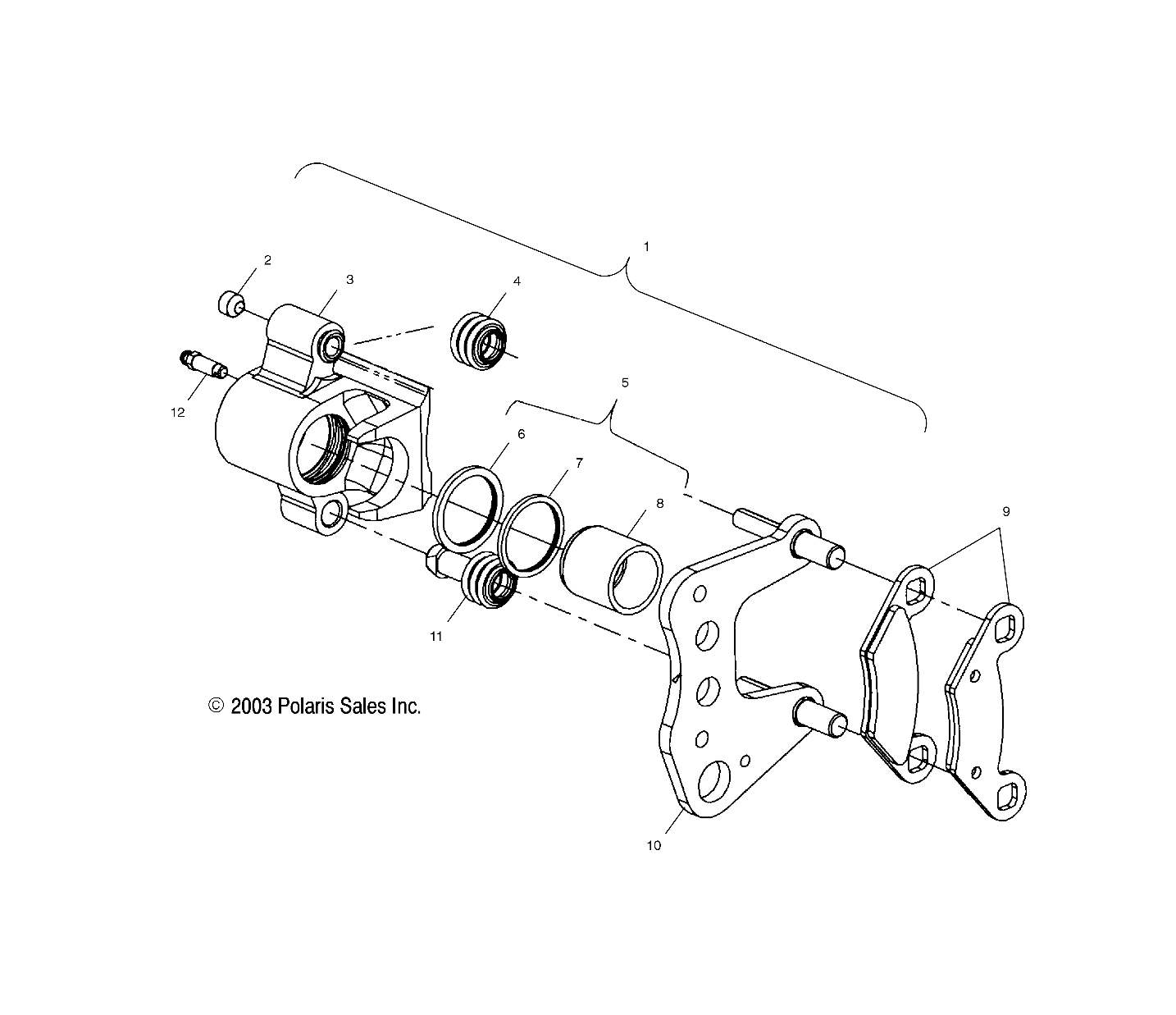 FRONT BRAKE - A04CH59AK/AL/AN/AQ/AW (4986128612B09)