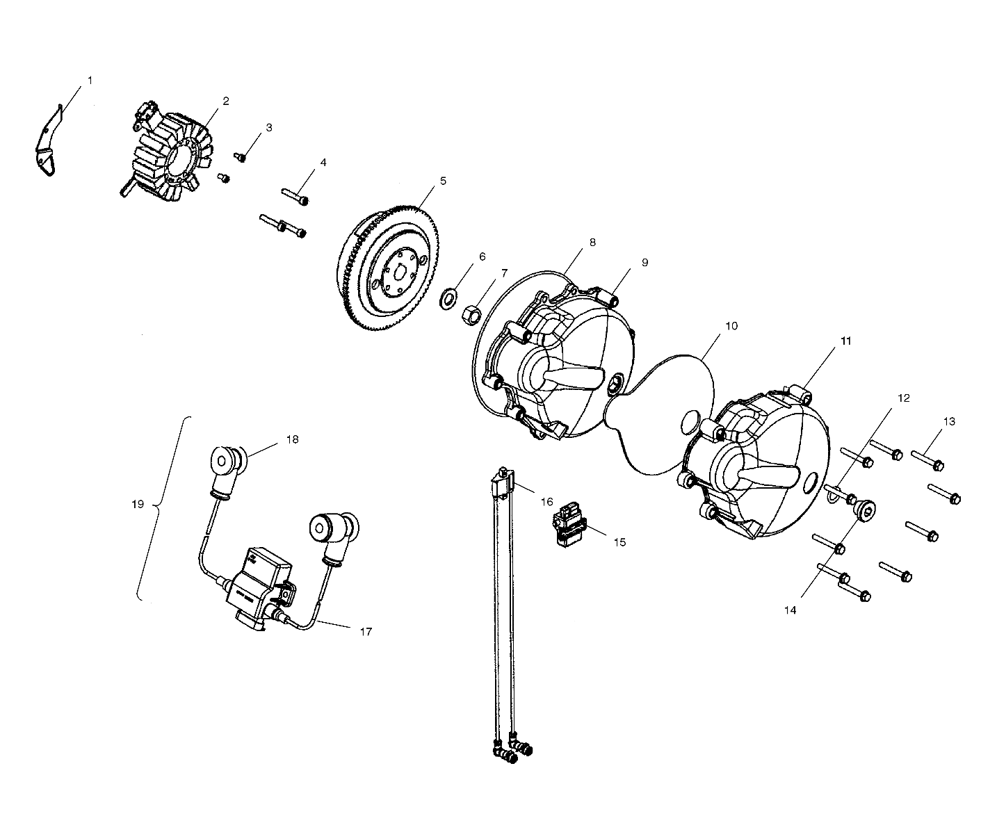 MAGNETO - A04CH68AC/AF/AH/AJ/AT/AV (4986128612D13)