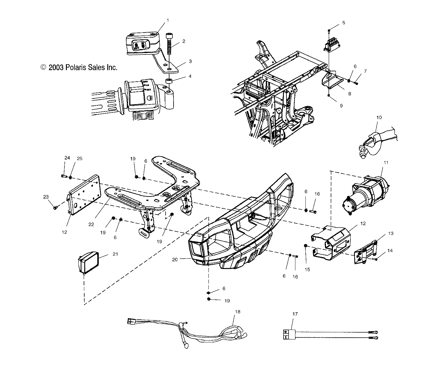 WINCH ASM. - A04CH59AT/AV (4986128612E02)