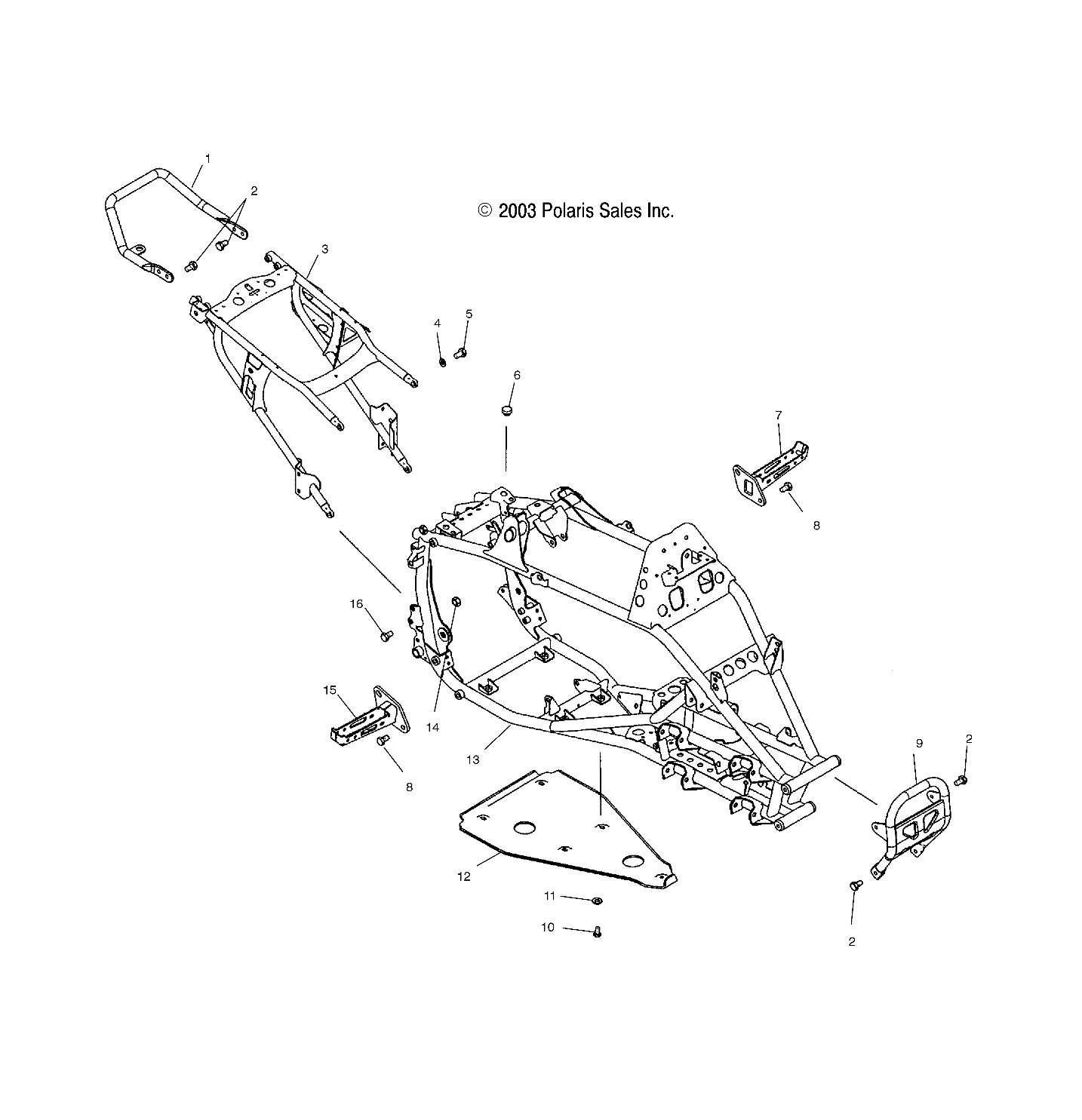 MAIN FRAME - A04GJ50AA/AB/AC/AD (4986168616A03)