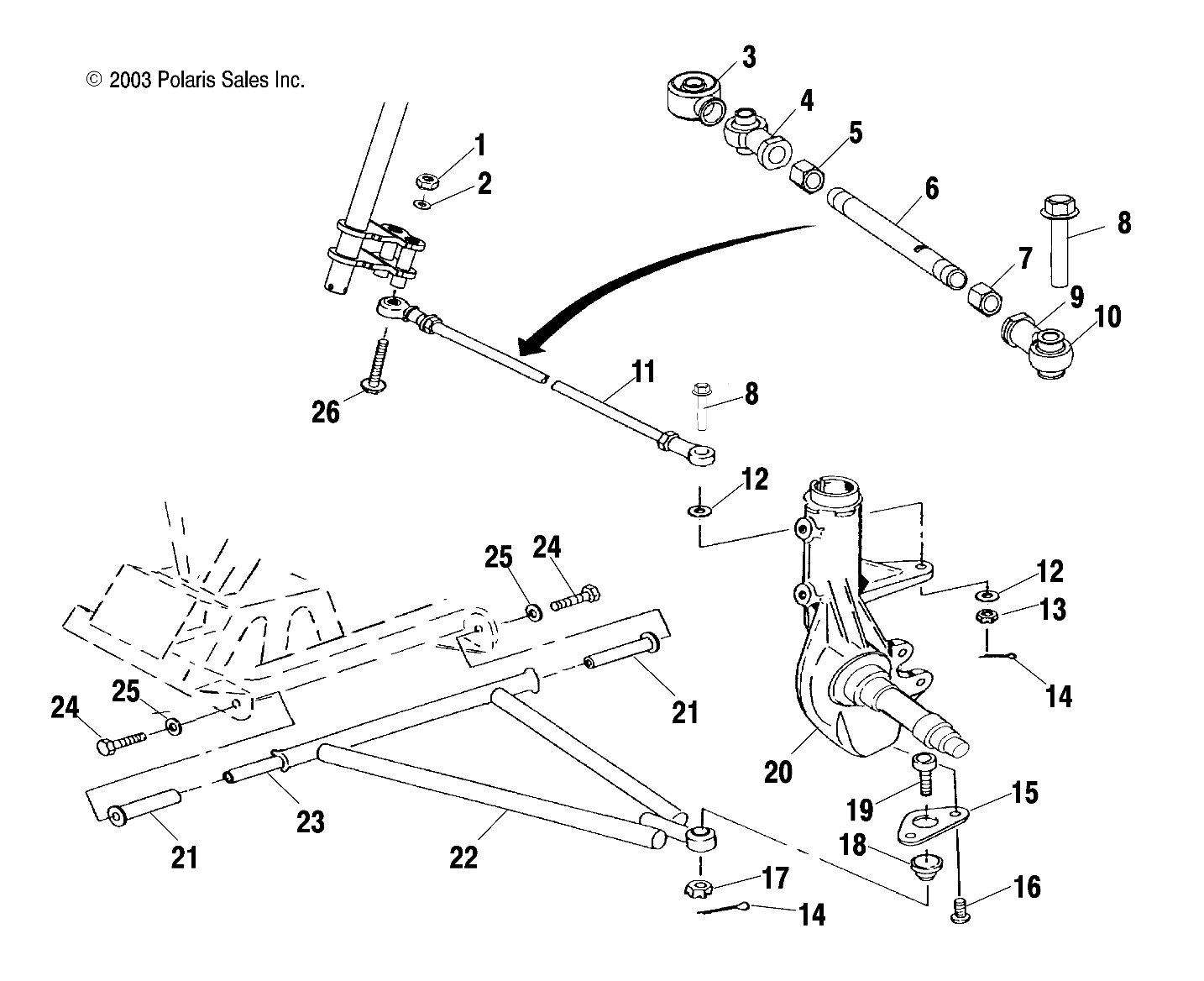 A-ARM/STRUT MOUNTING - A03CB32AA/FC (4986188618B08)