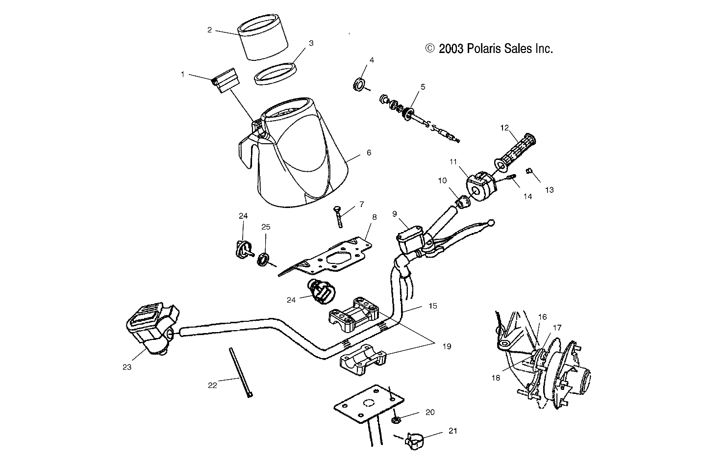 HANDLEBAR - A04CB32AA/FC (4986188618C01)