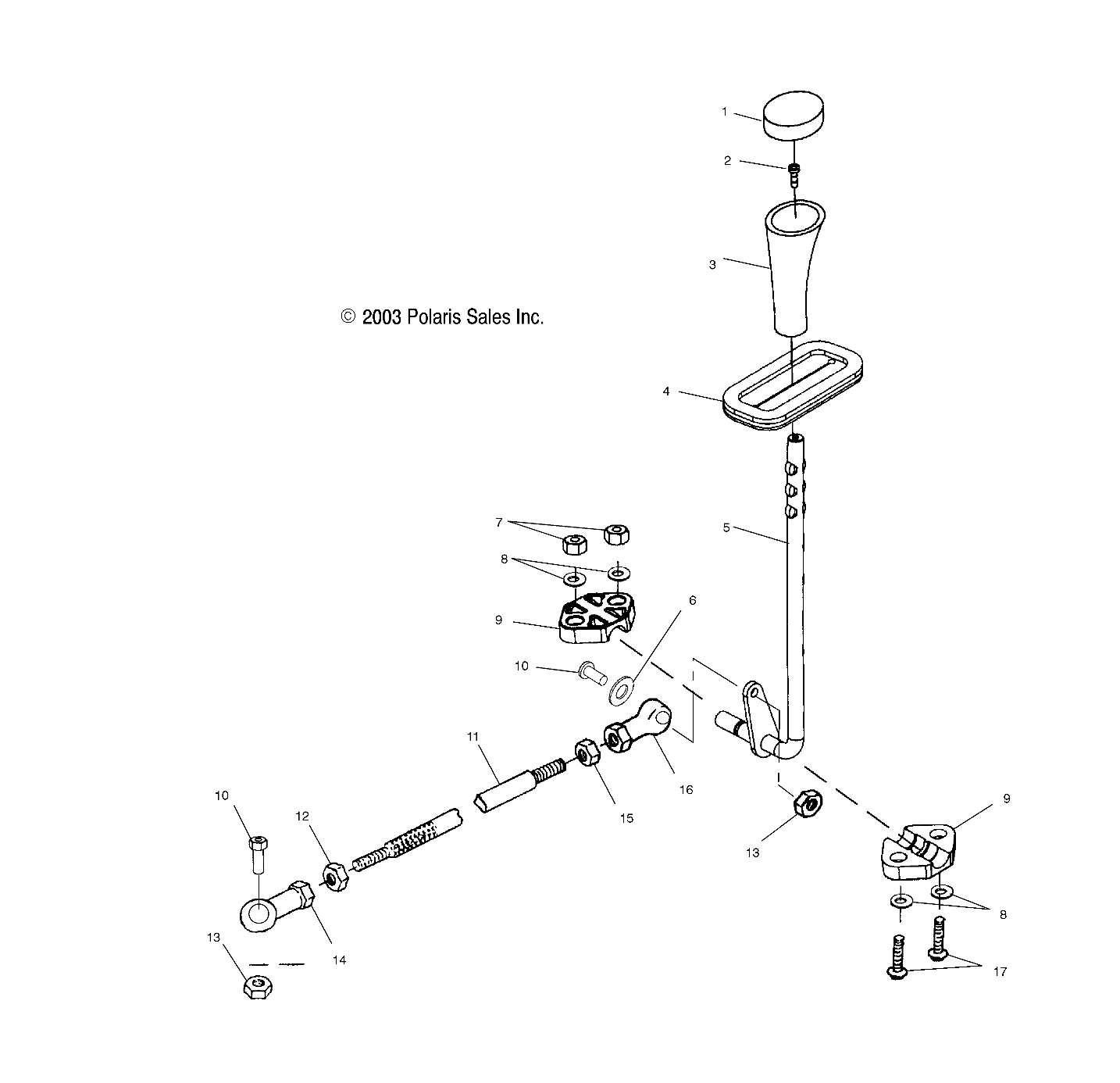 GEAR SELECTOR - A04BA25CA/CB (4986208620C02)