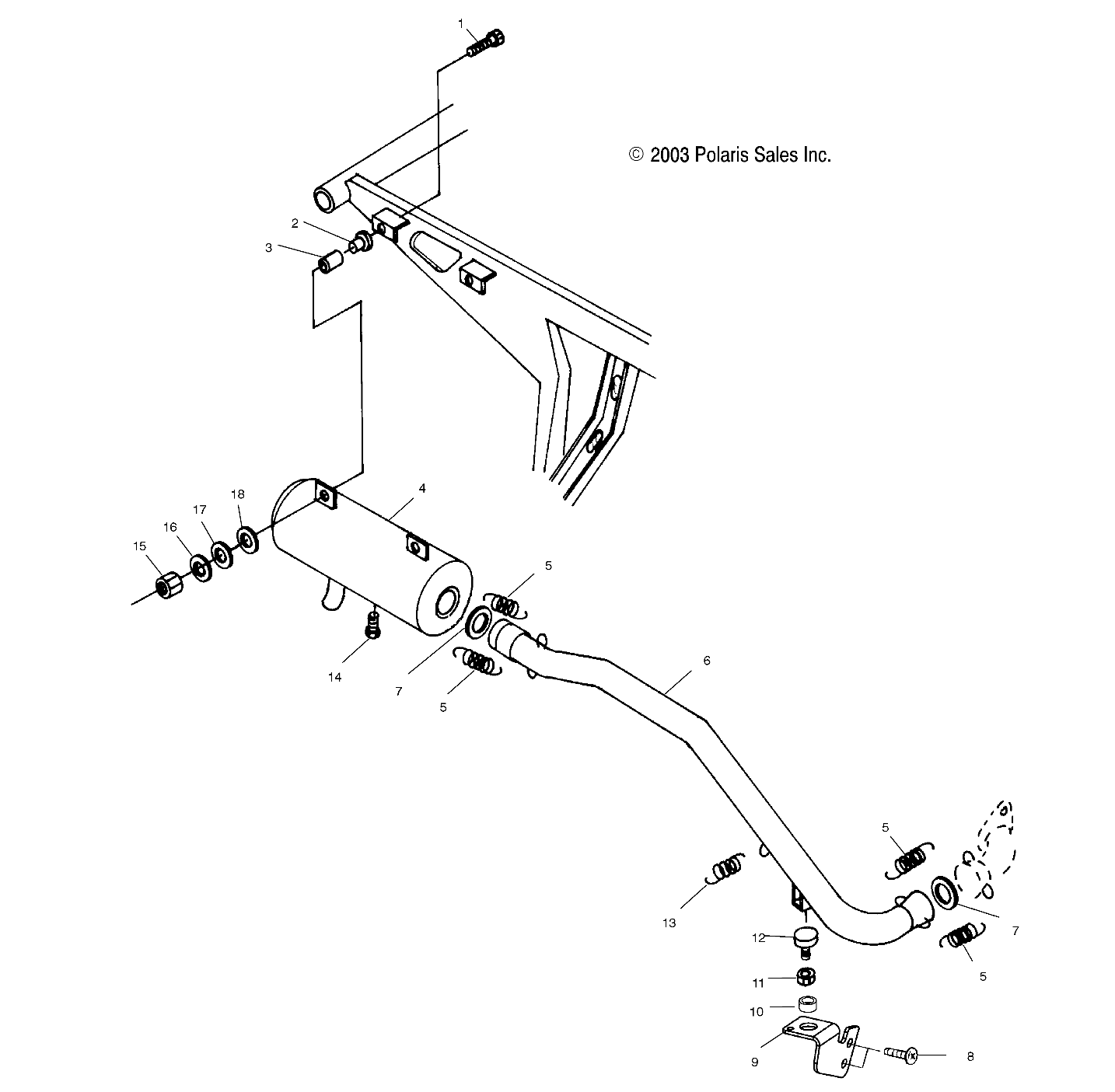 EXHAUST SYSTEM - A04BG50AA/FA (4986228622A08)