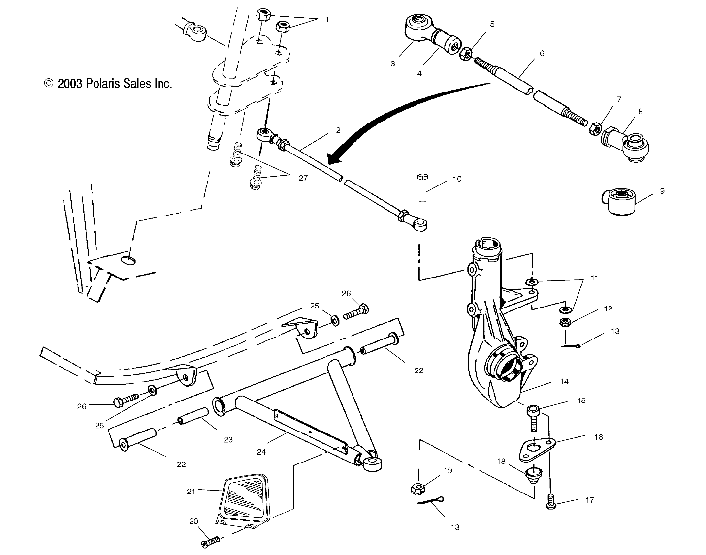 A-ARM/STRUT MOUNTING - A04BG50AA/FA (4986228622B04)