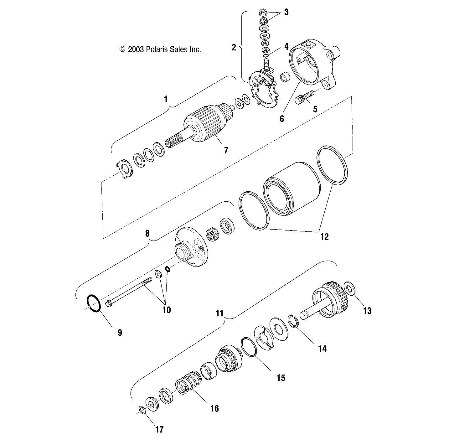 STARTING MOTOR - A04BG50AA/FA (4986228622D09)