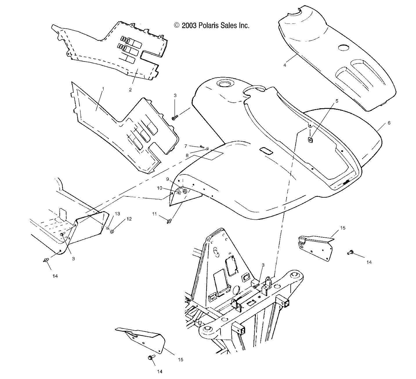 FRONT CAB - A04CA32AA/AB/FA (4986248624A03)